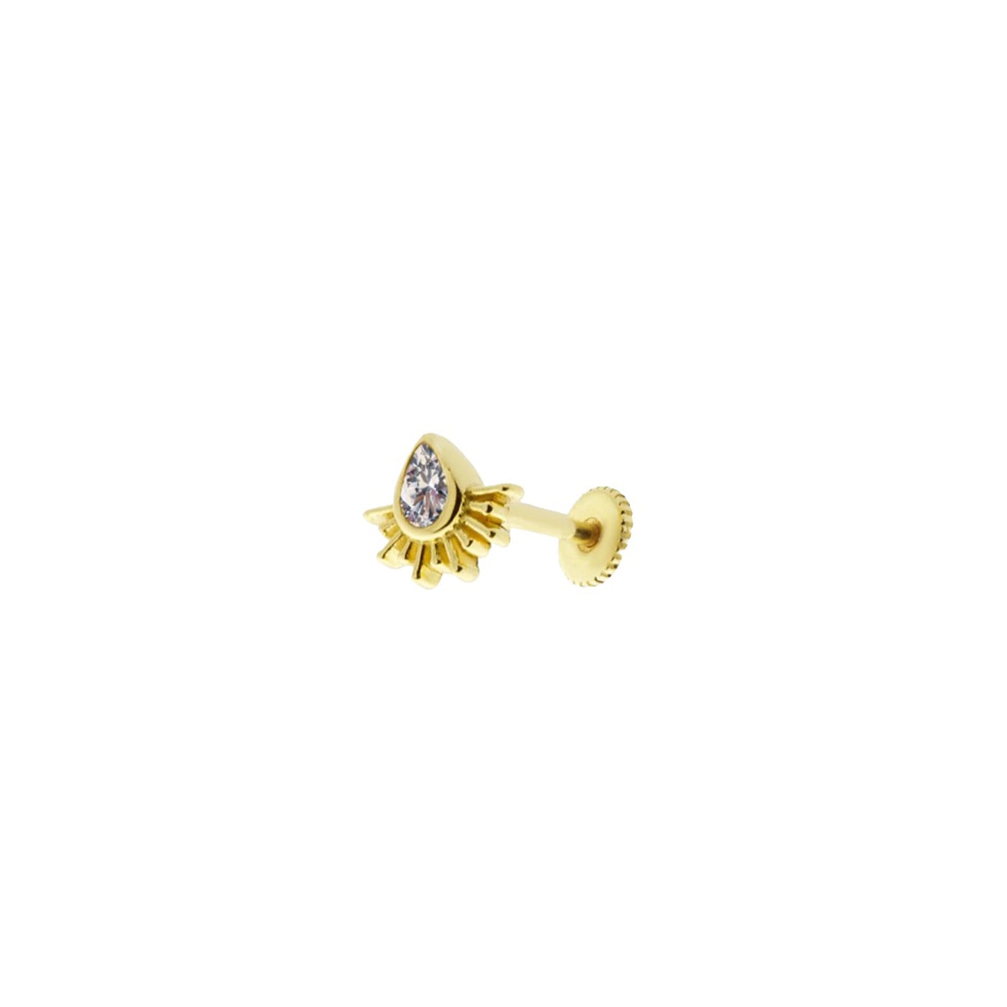 Dora Gold Drop Bar Piercing