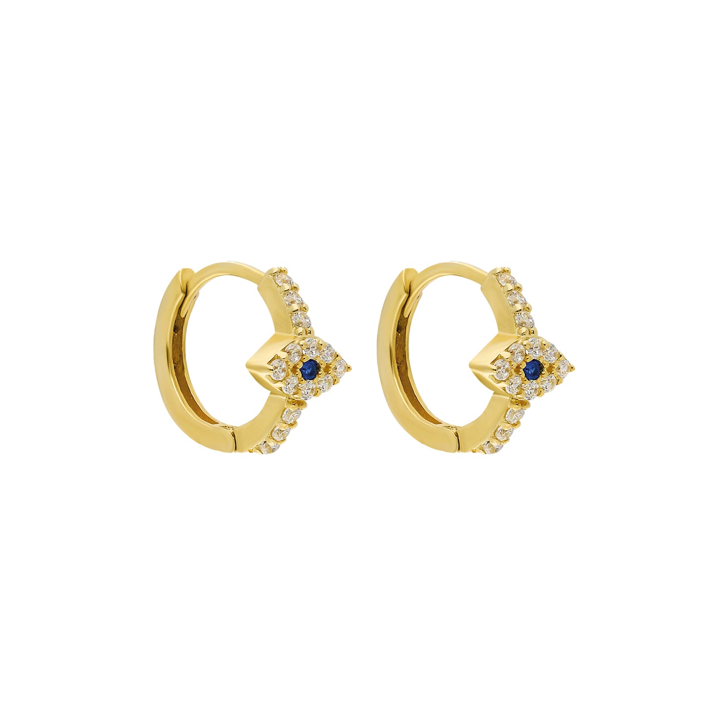Hoop Eye Earring 1.1 cm