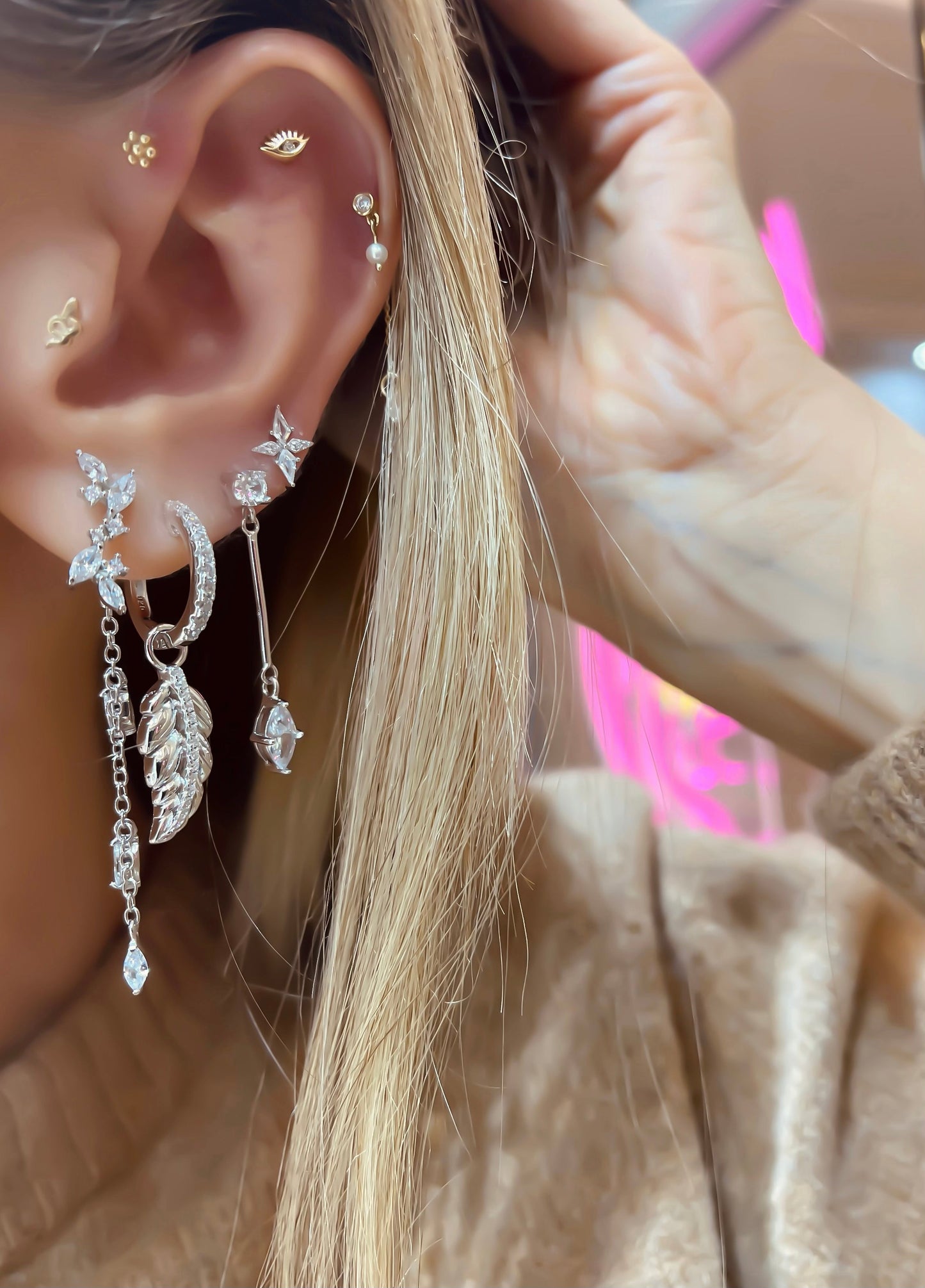 Lizza Marquise Earring