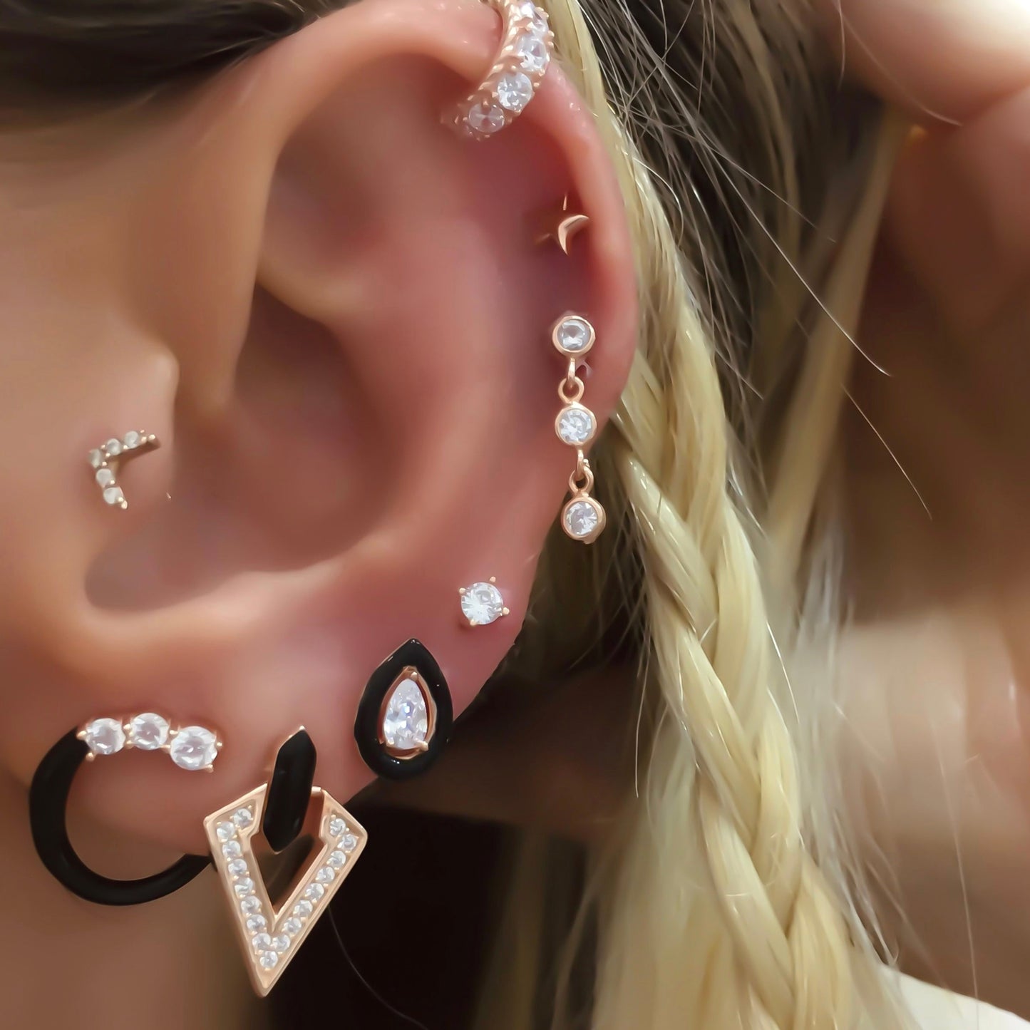 3 Bezel Piercing