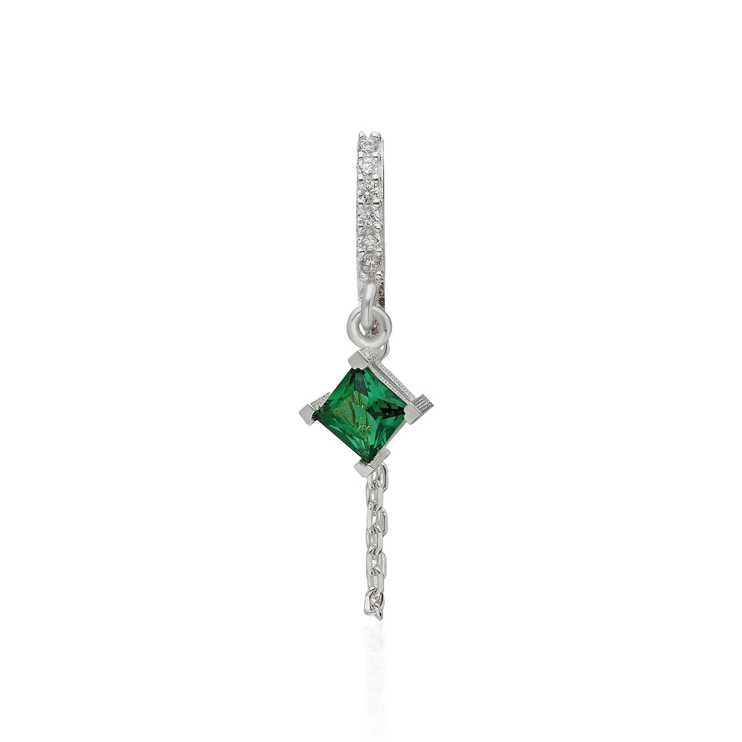 Aplin Emerald Tile Earring