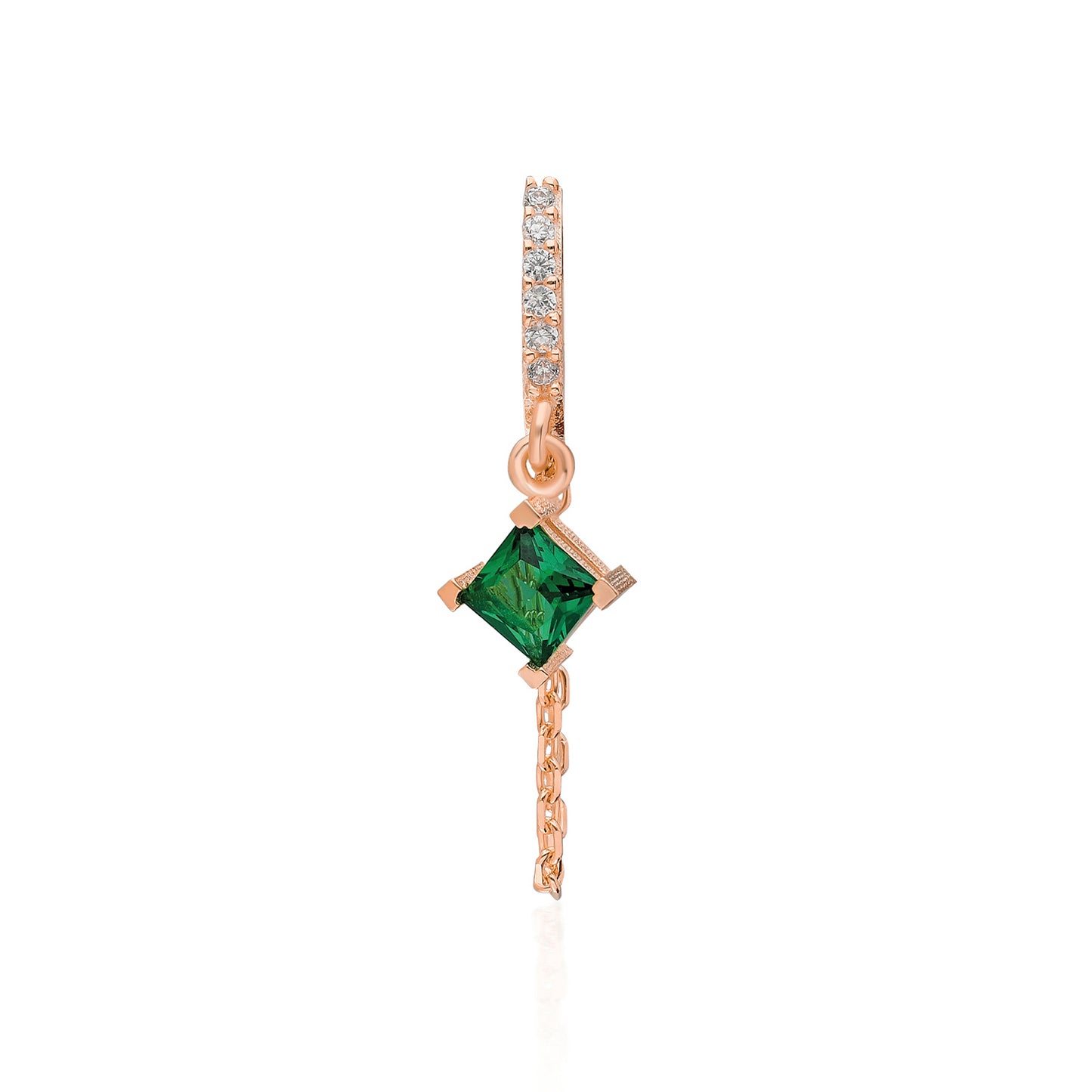 Aplin Emerald Tile Earring