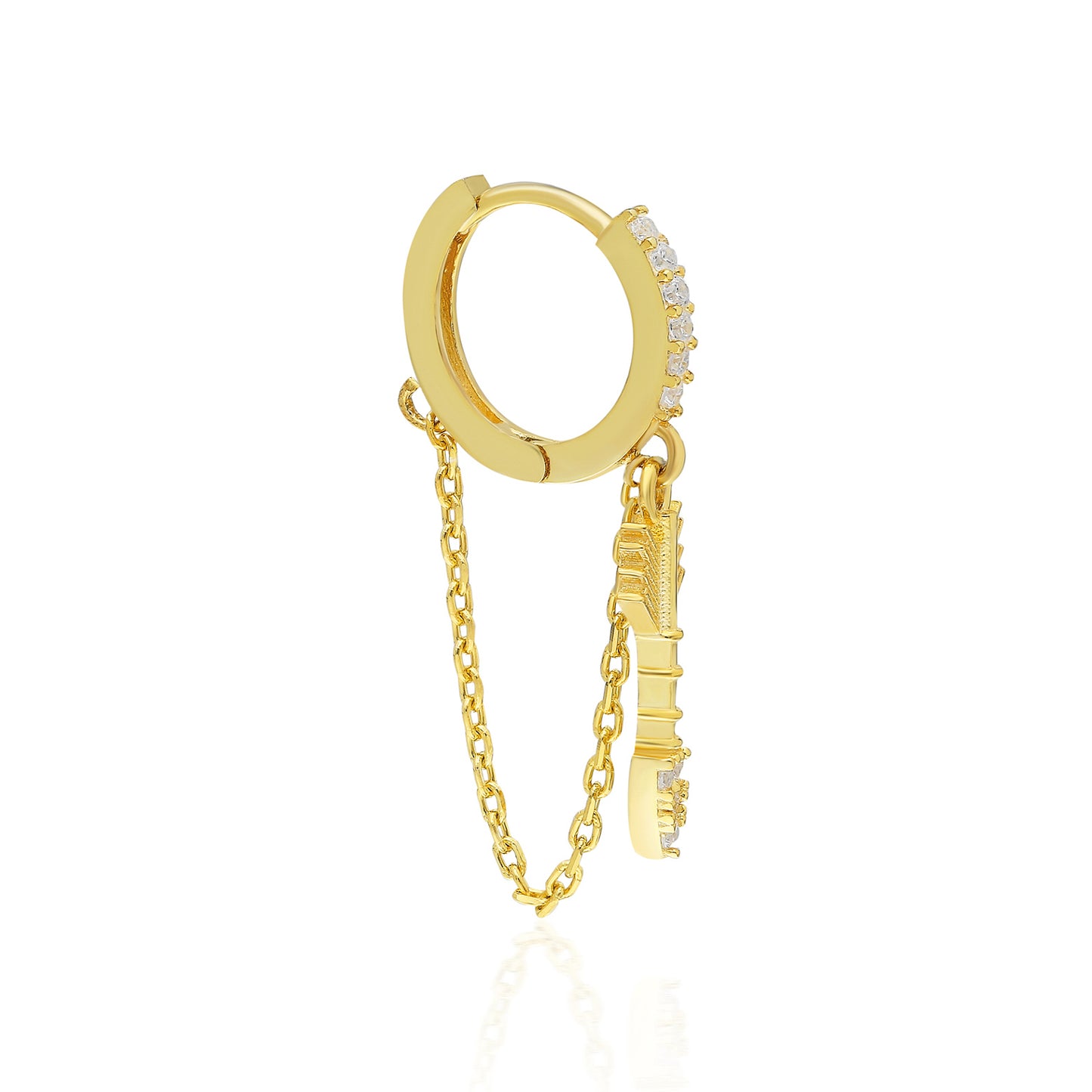 Arrow Short Chain Dangle Earring