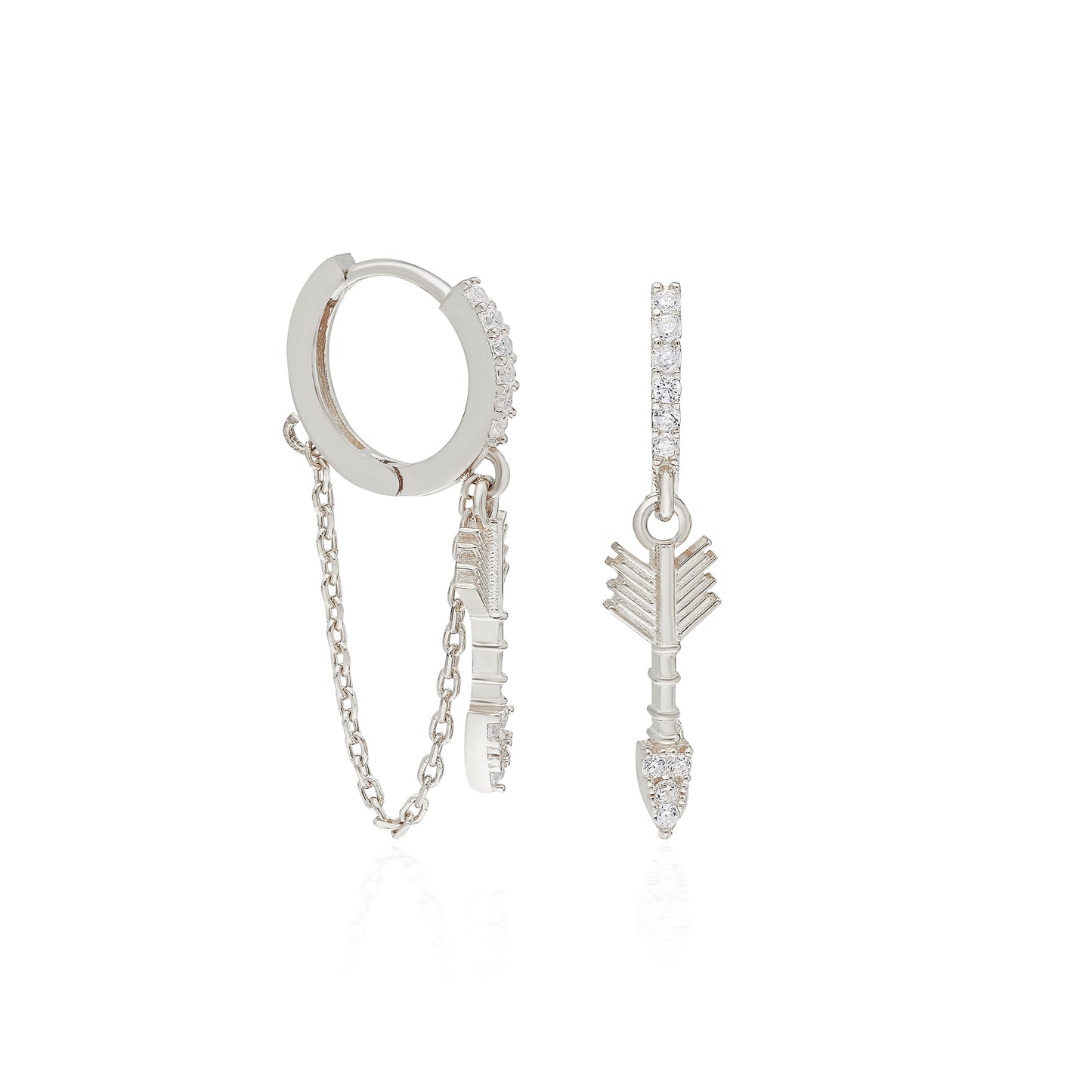 Arrow Short Chain Dangle Earring