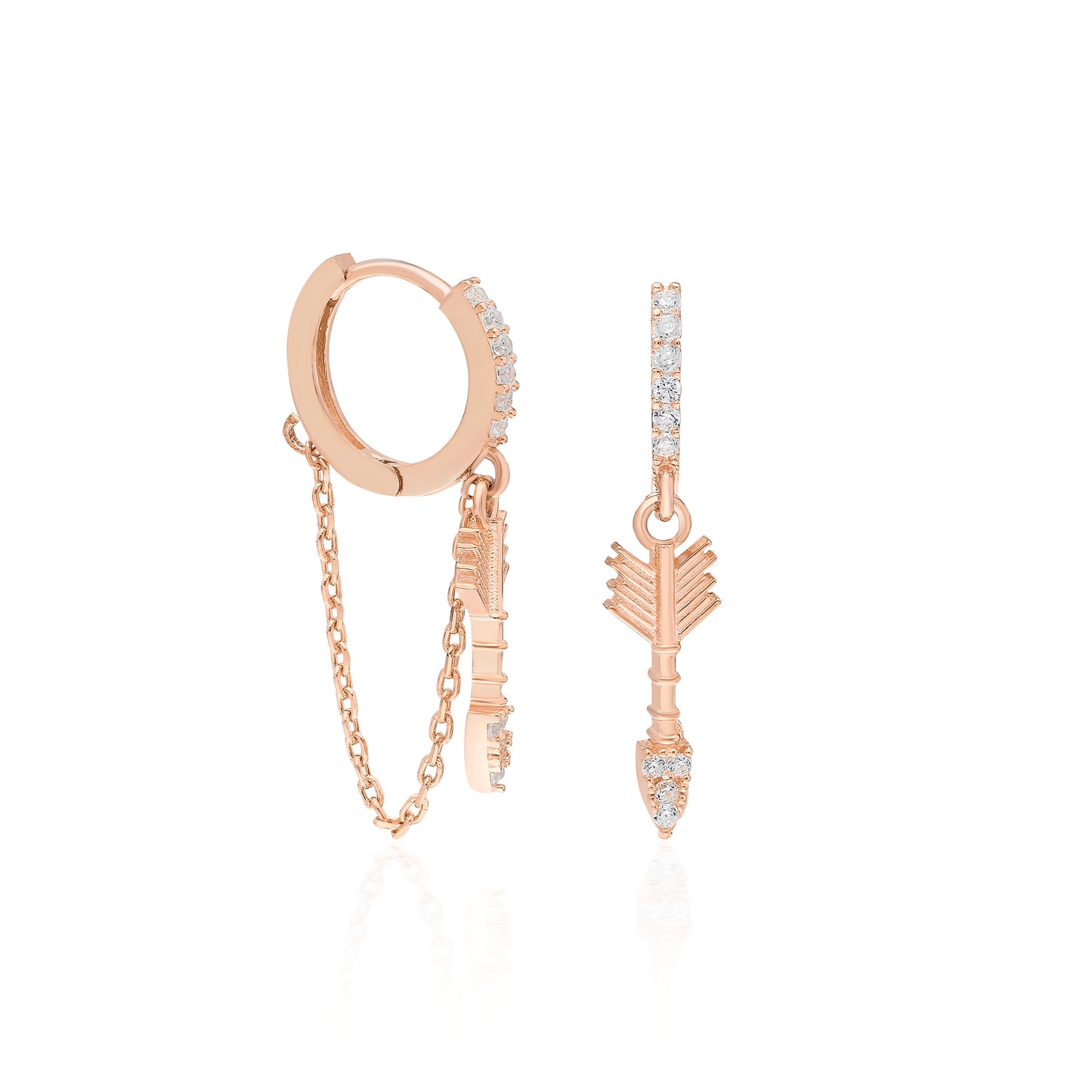 Arrow Short Chain Dangle Earring