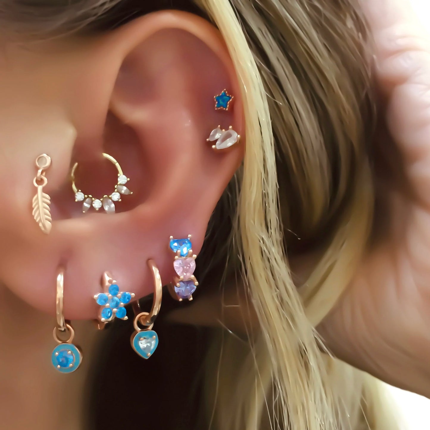 Bella Aqua Flow Earring