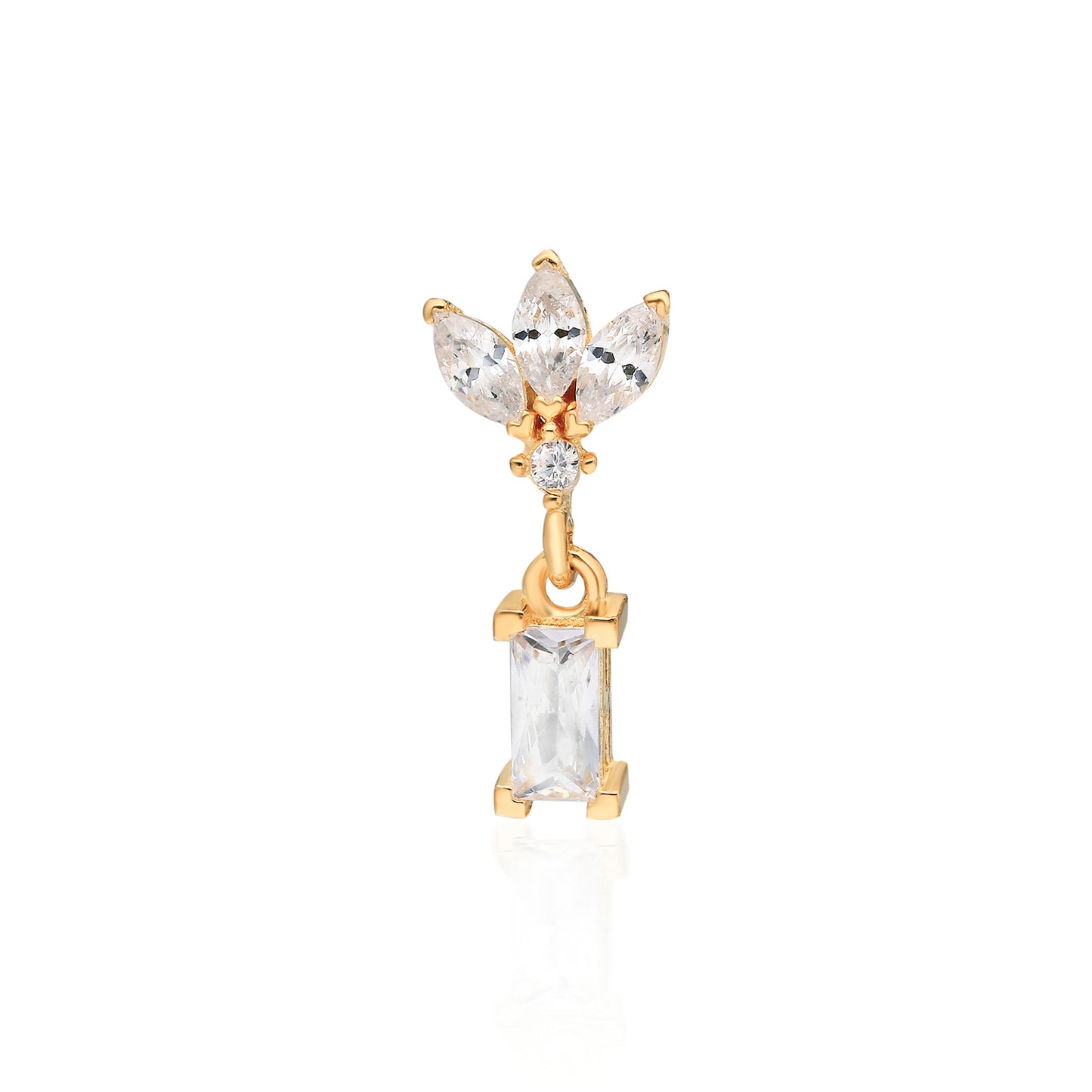 Bella Mia Baguette Earring