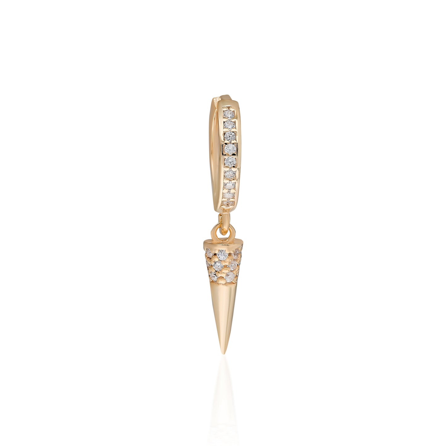Bullet Hoop Earring