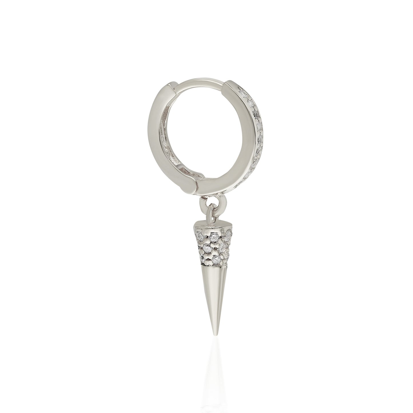 Bullet Hoop Earring