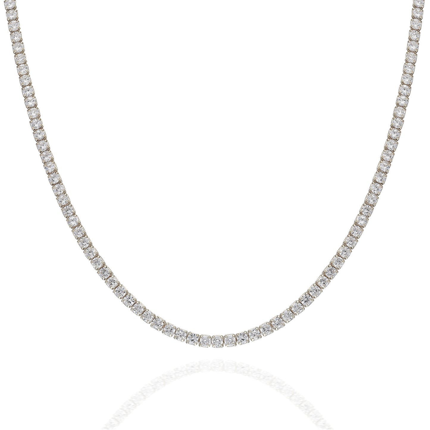 Clear Stone Tennis Choker Necklace