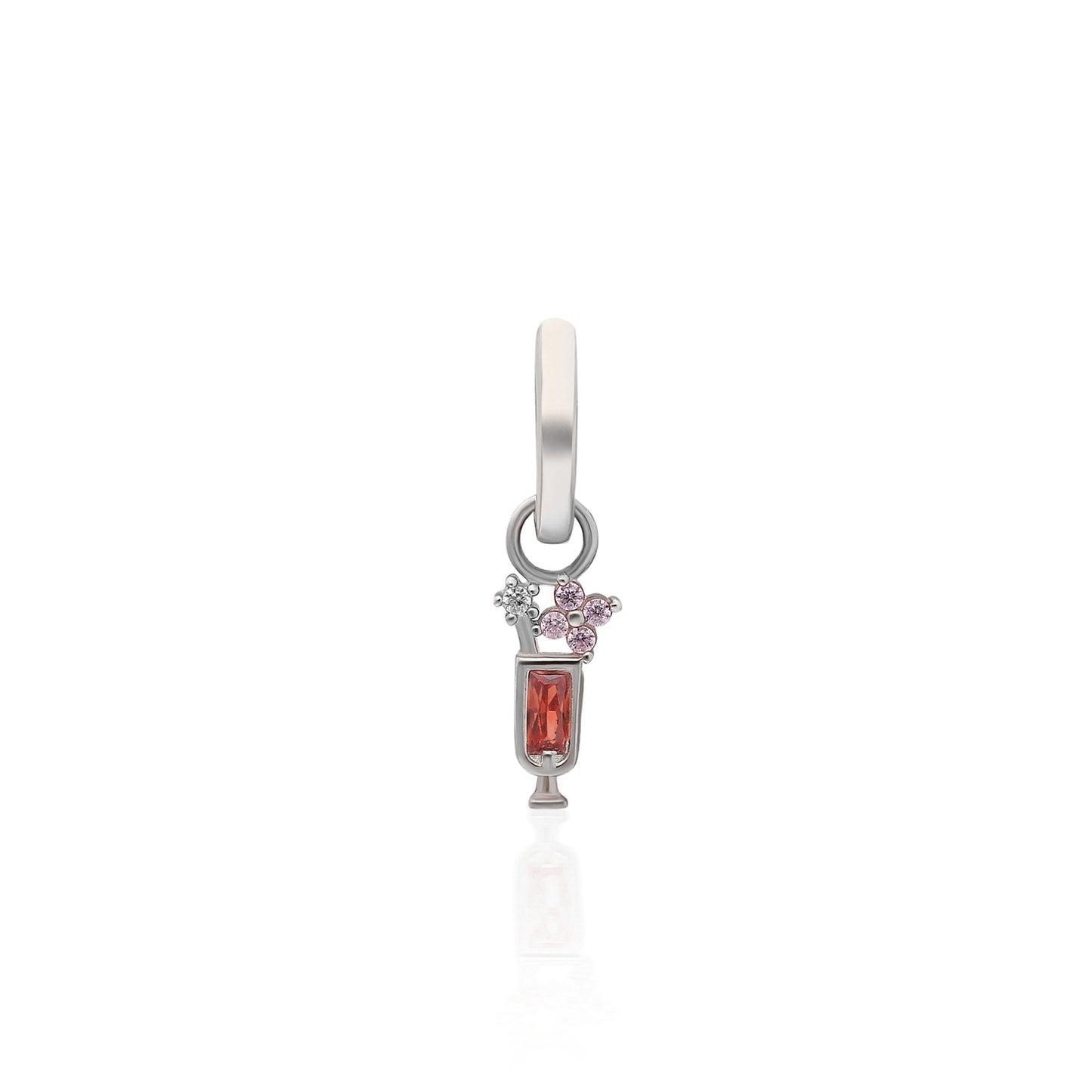 Cocktail Brown Stone Earring