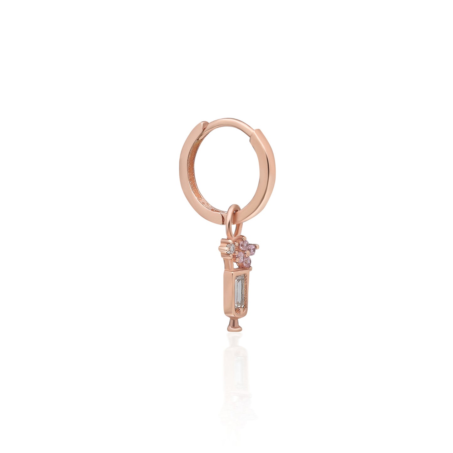 Cocktail Clear Stone Earring