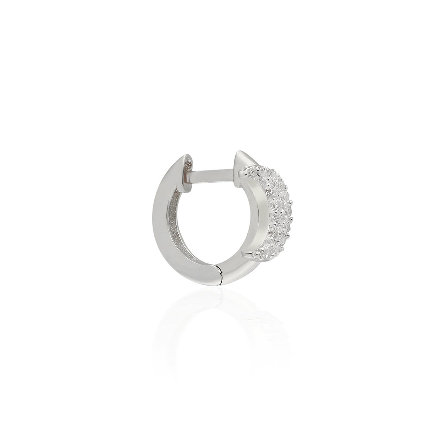 Crescent Huggie Earring