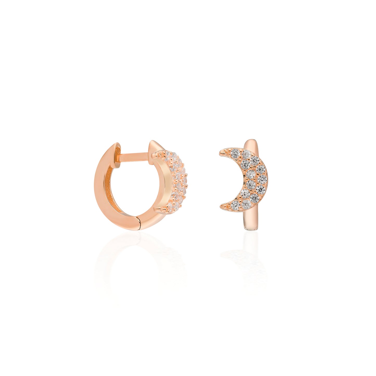 Crescent Huggie Earring