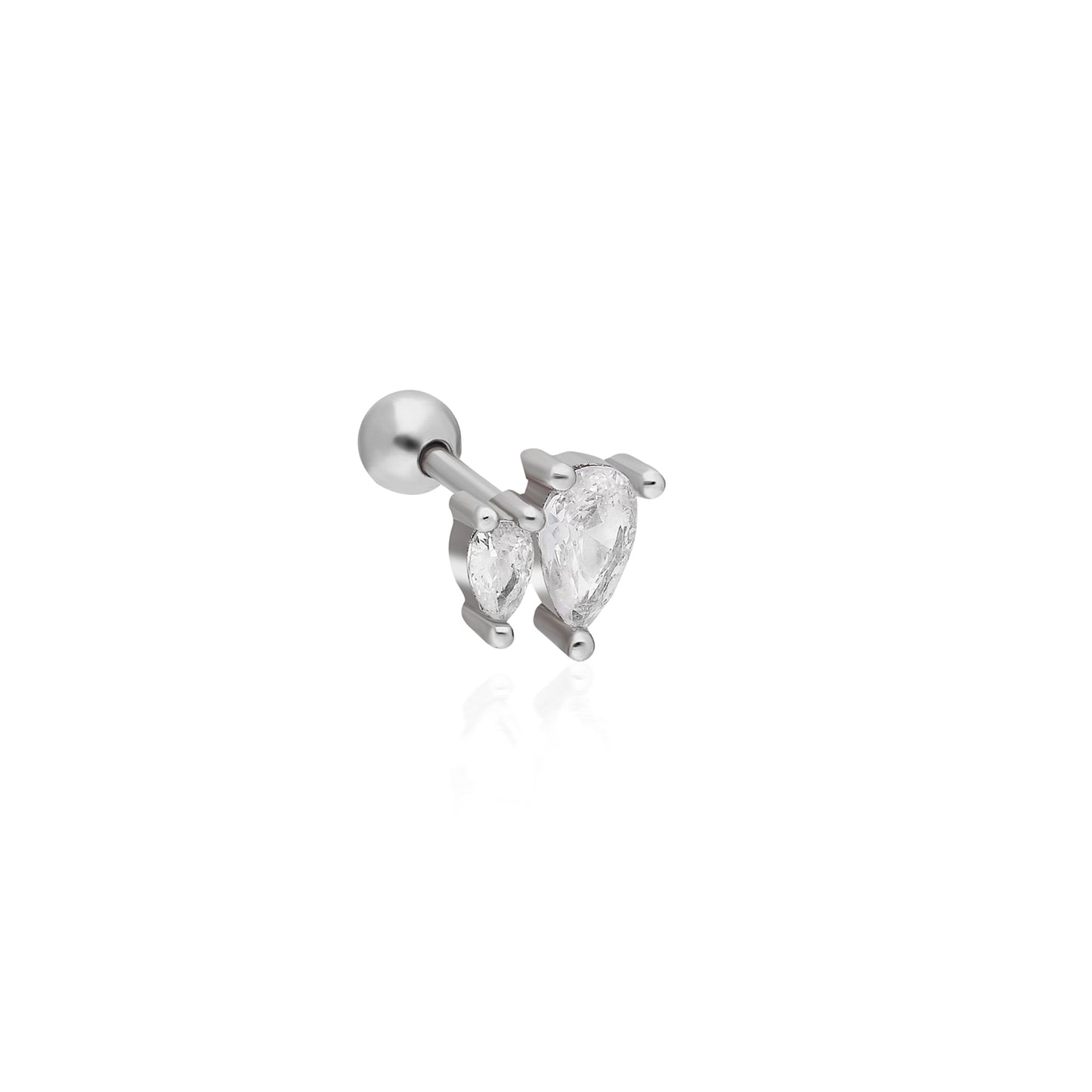 Double Drop Stone Piercing