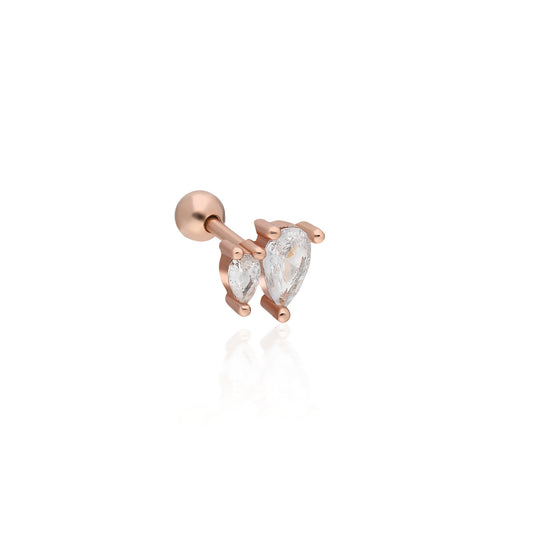 Double Drop Stone Piercing