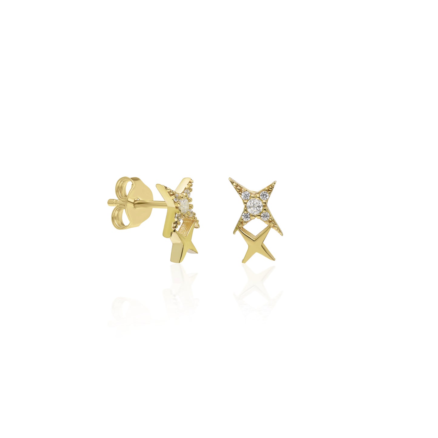 Double Sirius Stud Earring