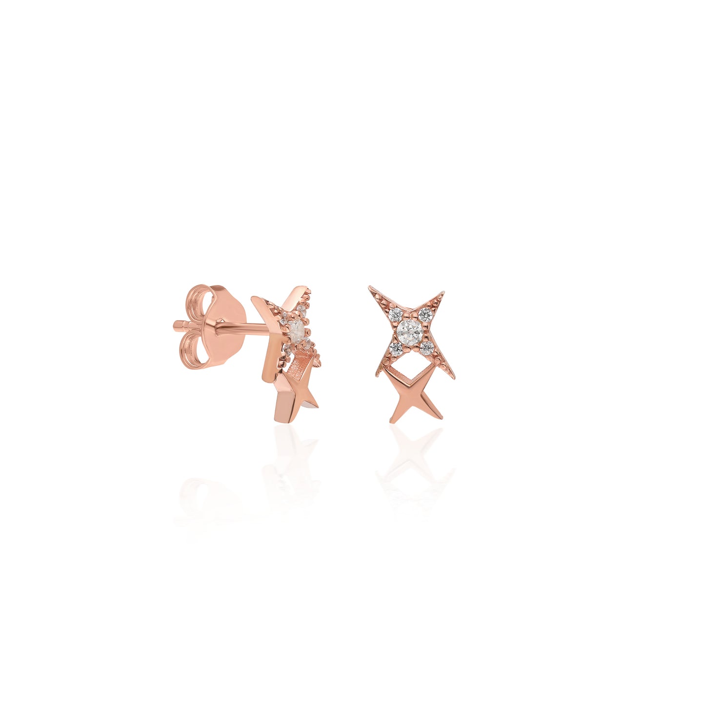 Double Sirius Stud Earring