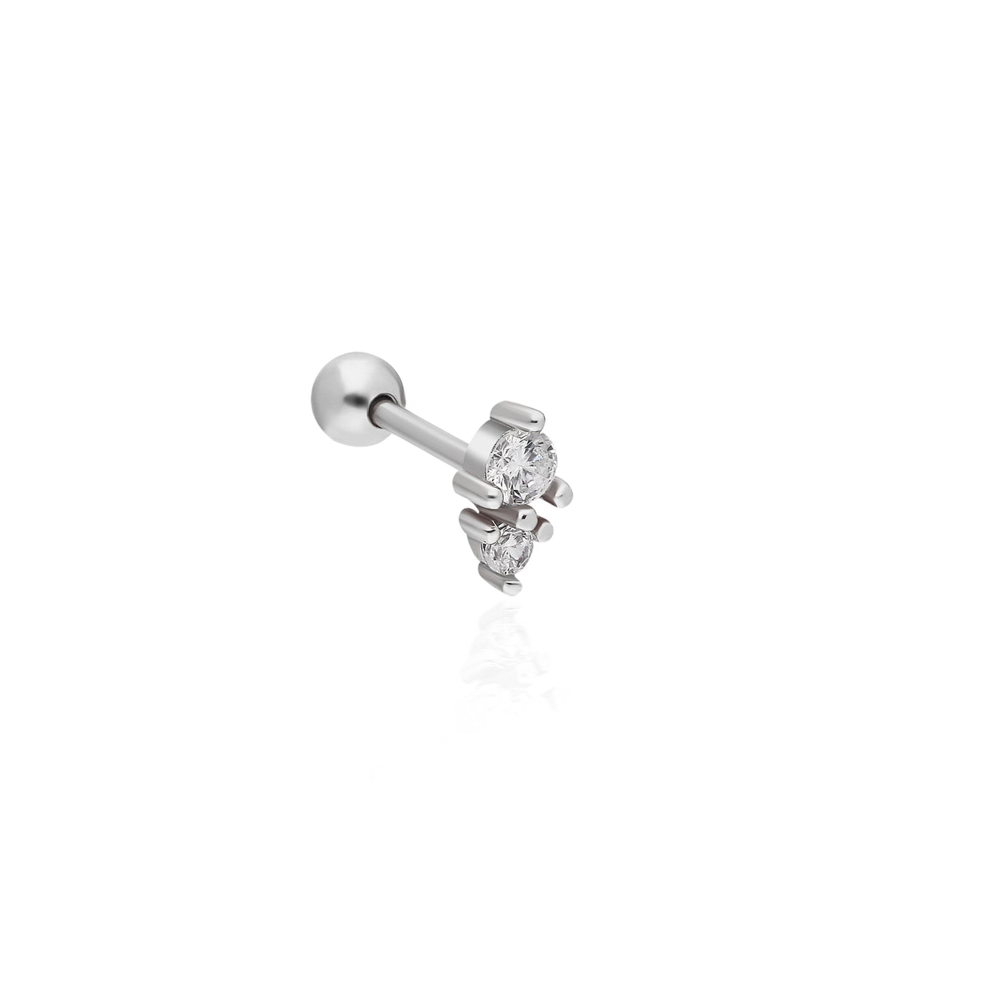 Double Stone Piercing