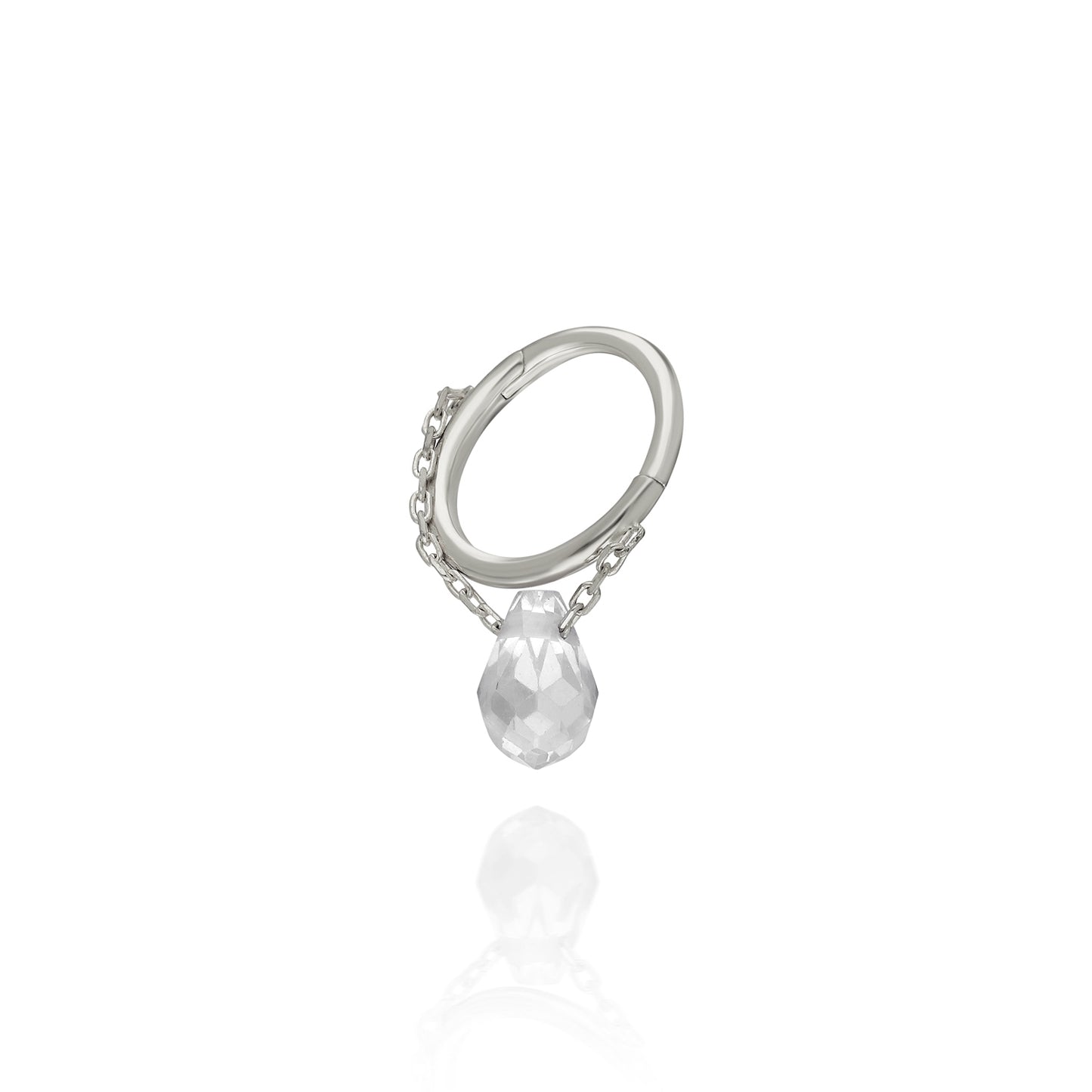Drop Hoop Gold Piercing