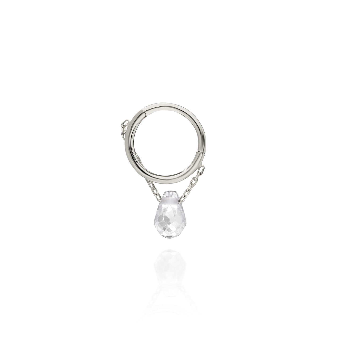 Drop Hoop Gold Piercing