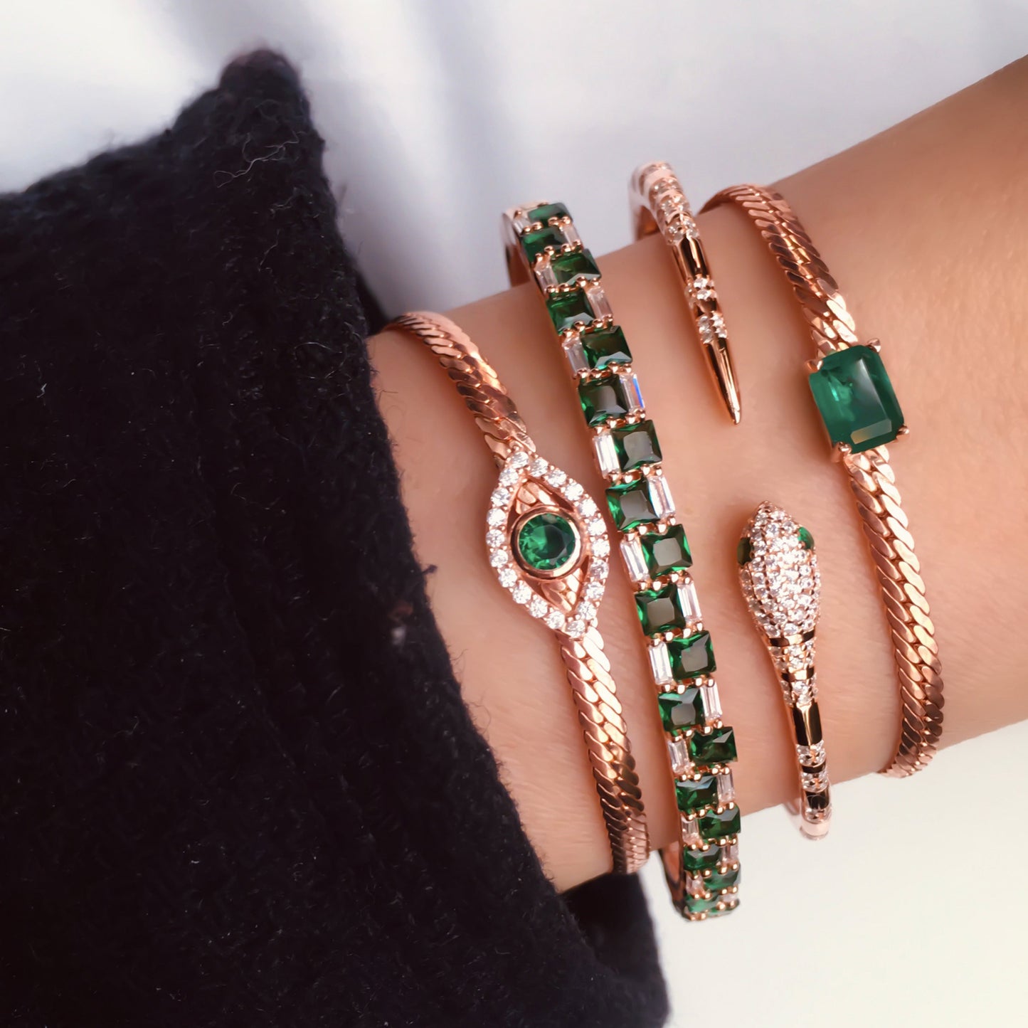 Eye Herringbone Bracelet