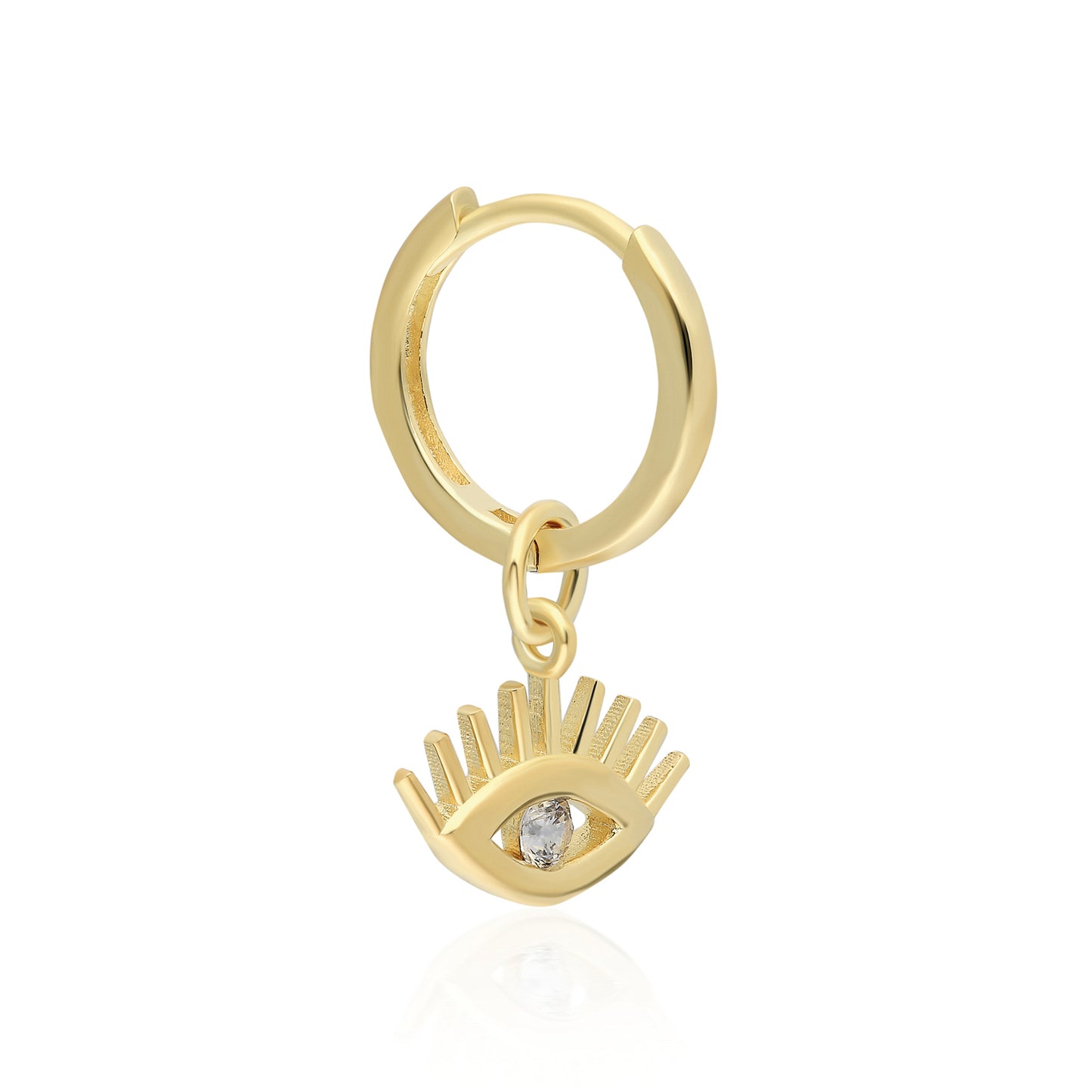 Eye Hoop Earring