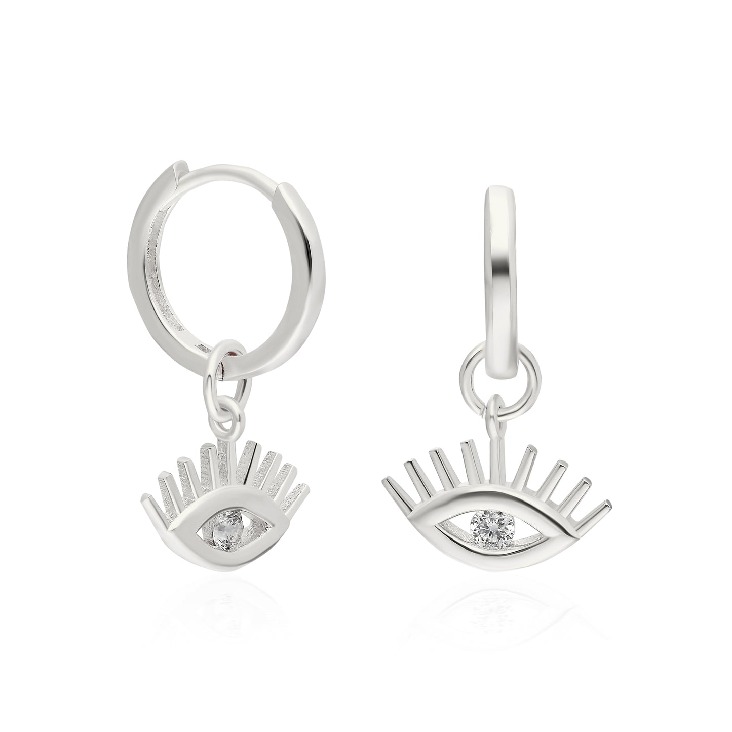 Eye Hoop Earring