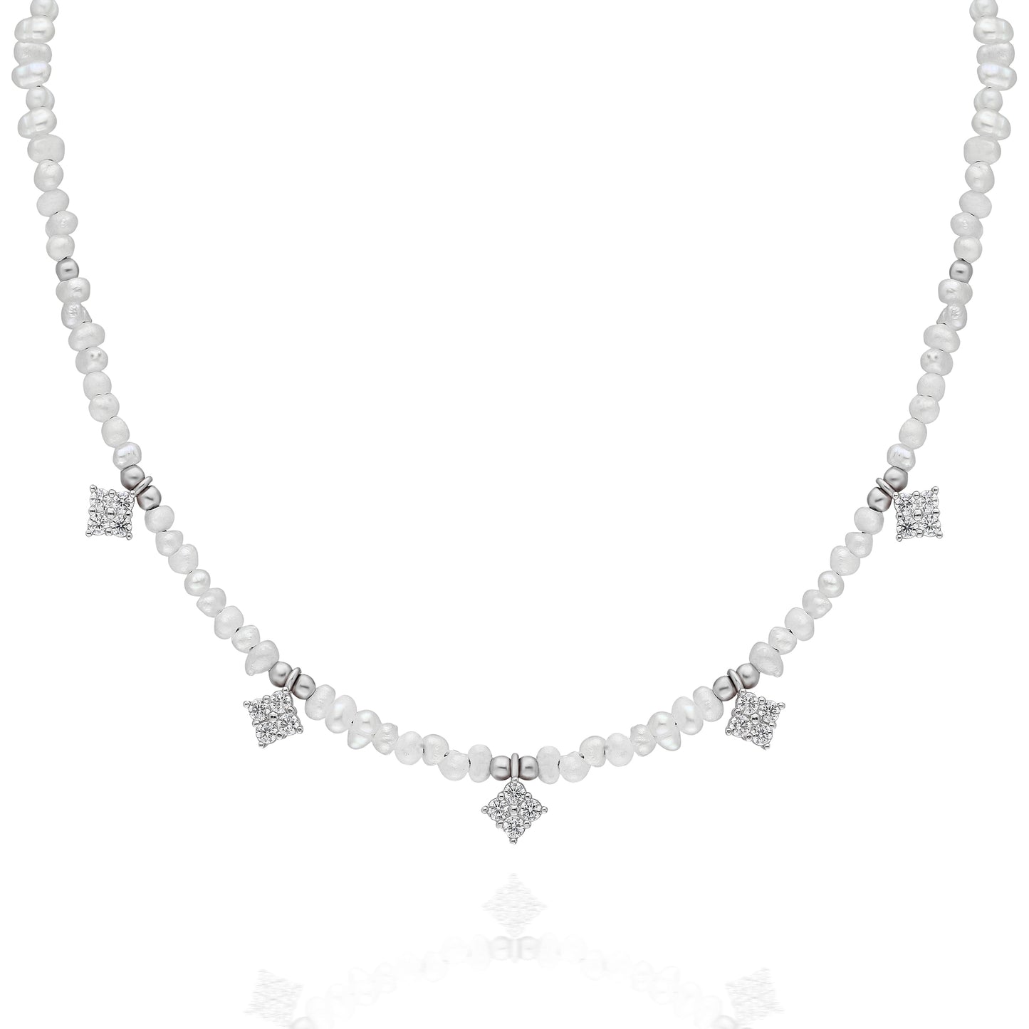 Flower Pearl Necklace