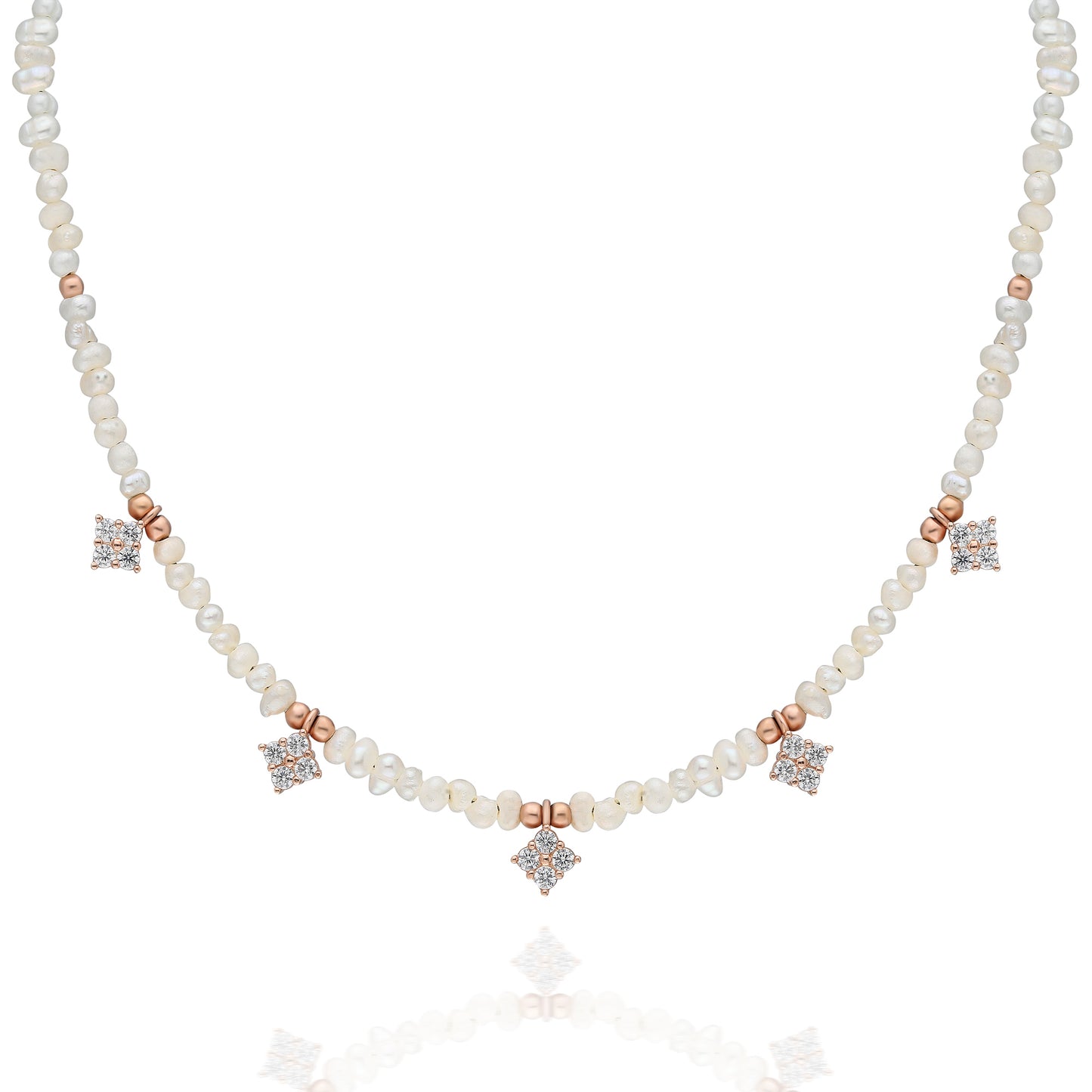 Flower Pearl Necklace