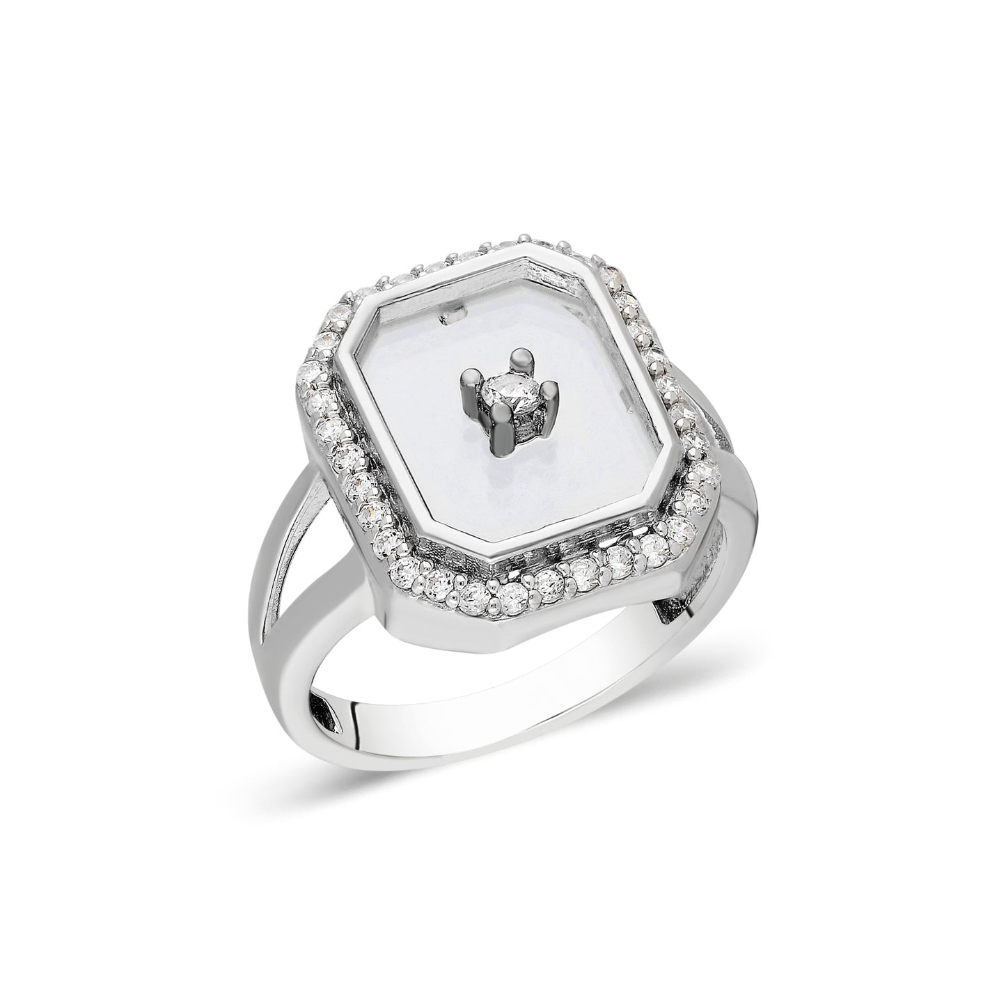 Glass Baguette S Ring