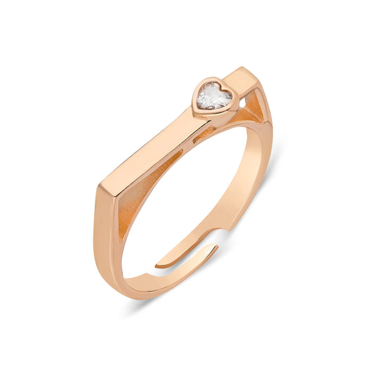 Heart Rectangle Ring