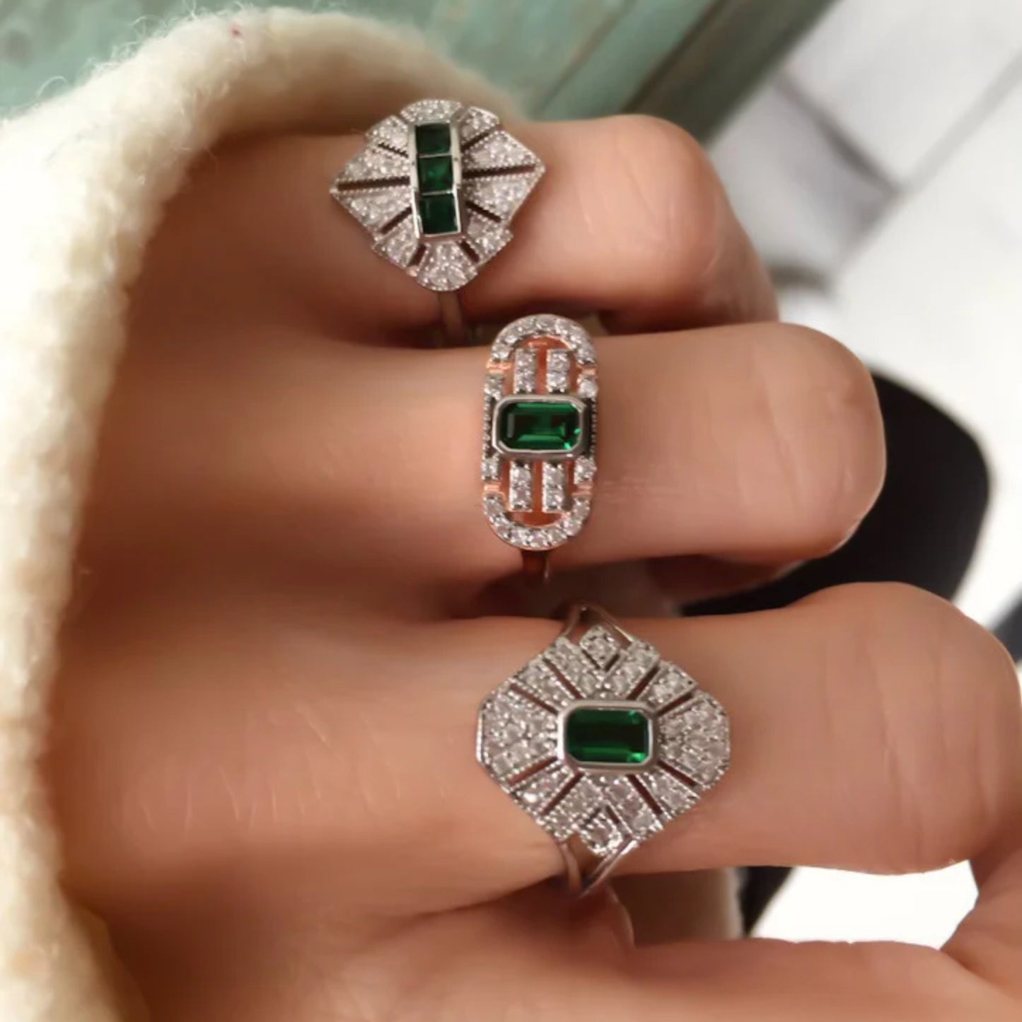 Herry S Green Ring