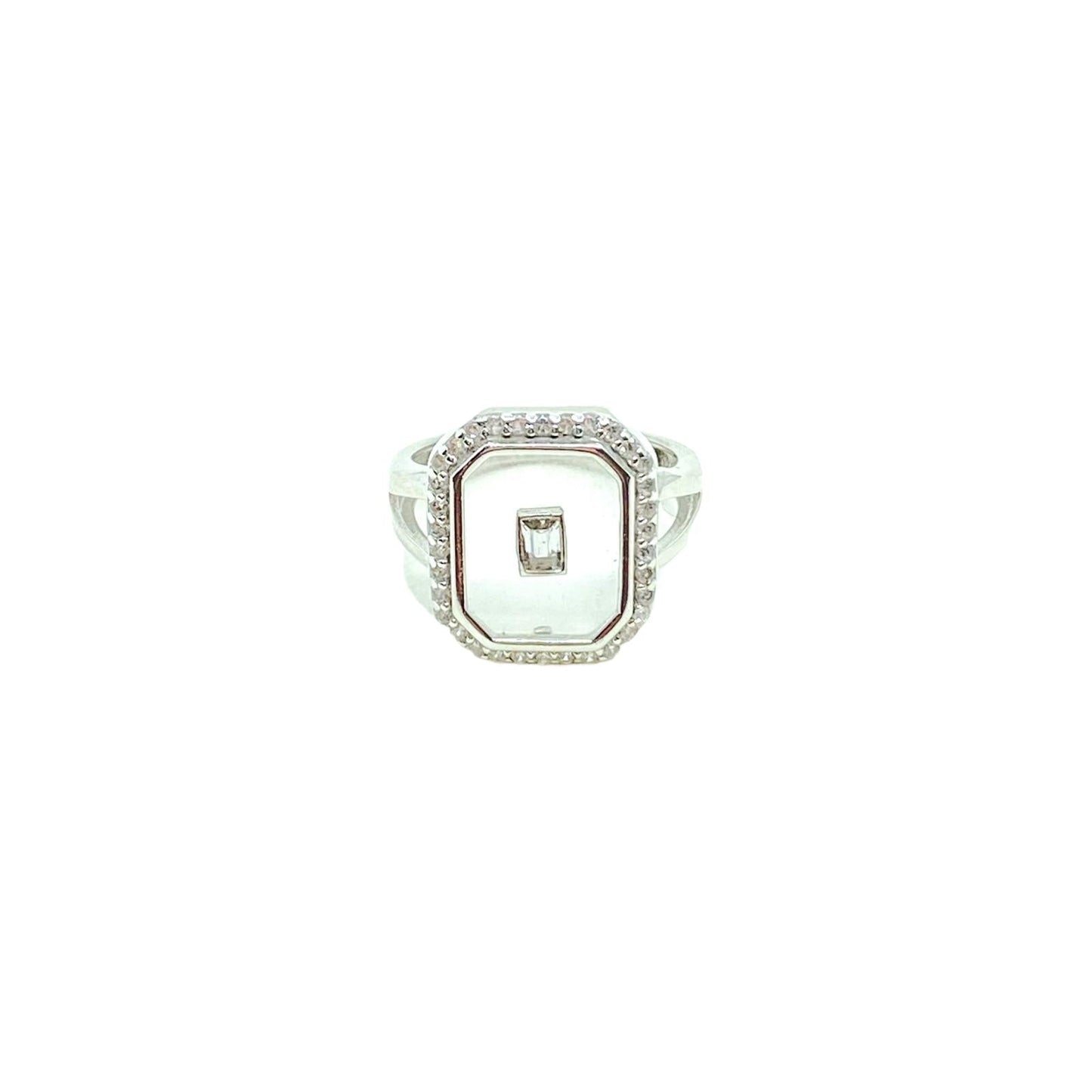 Glass Baguette Ring