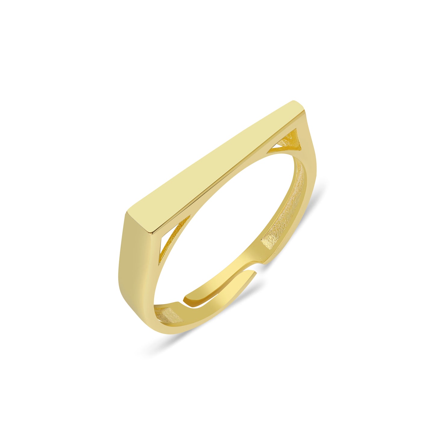Knock Triangle Plain Ring