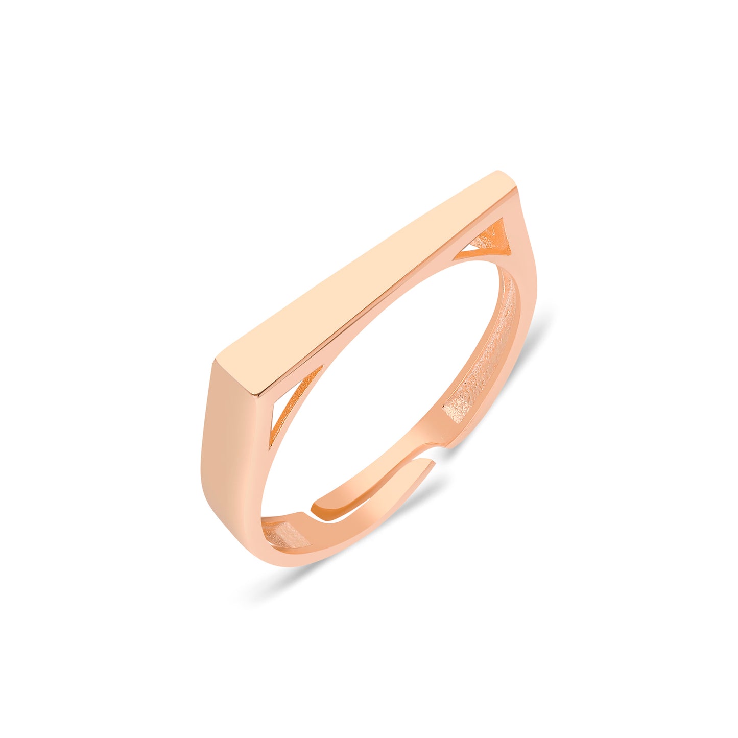 Knock Triangle Plain Ring