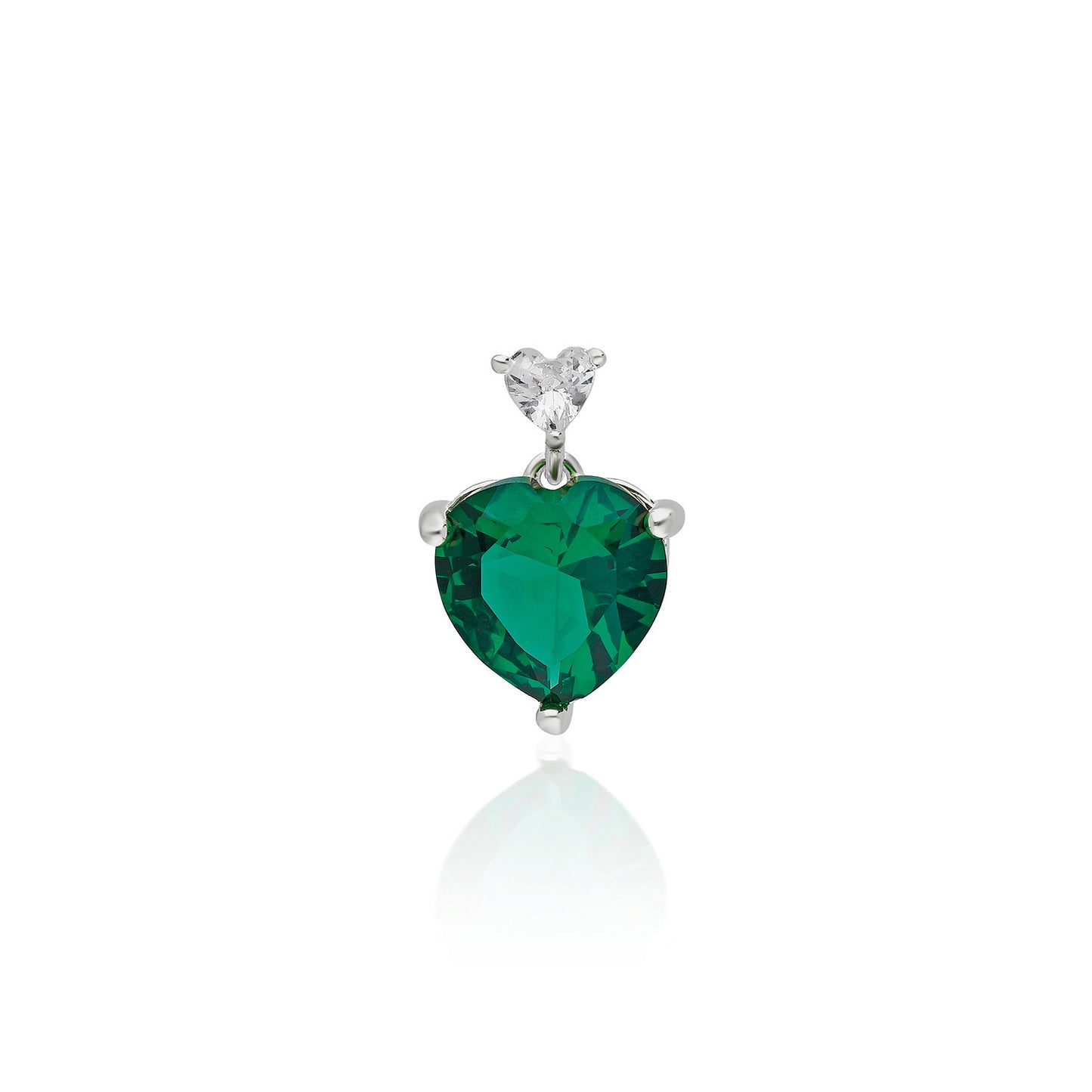 Laura Green Heart Earring