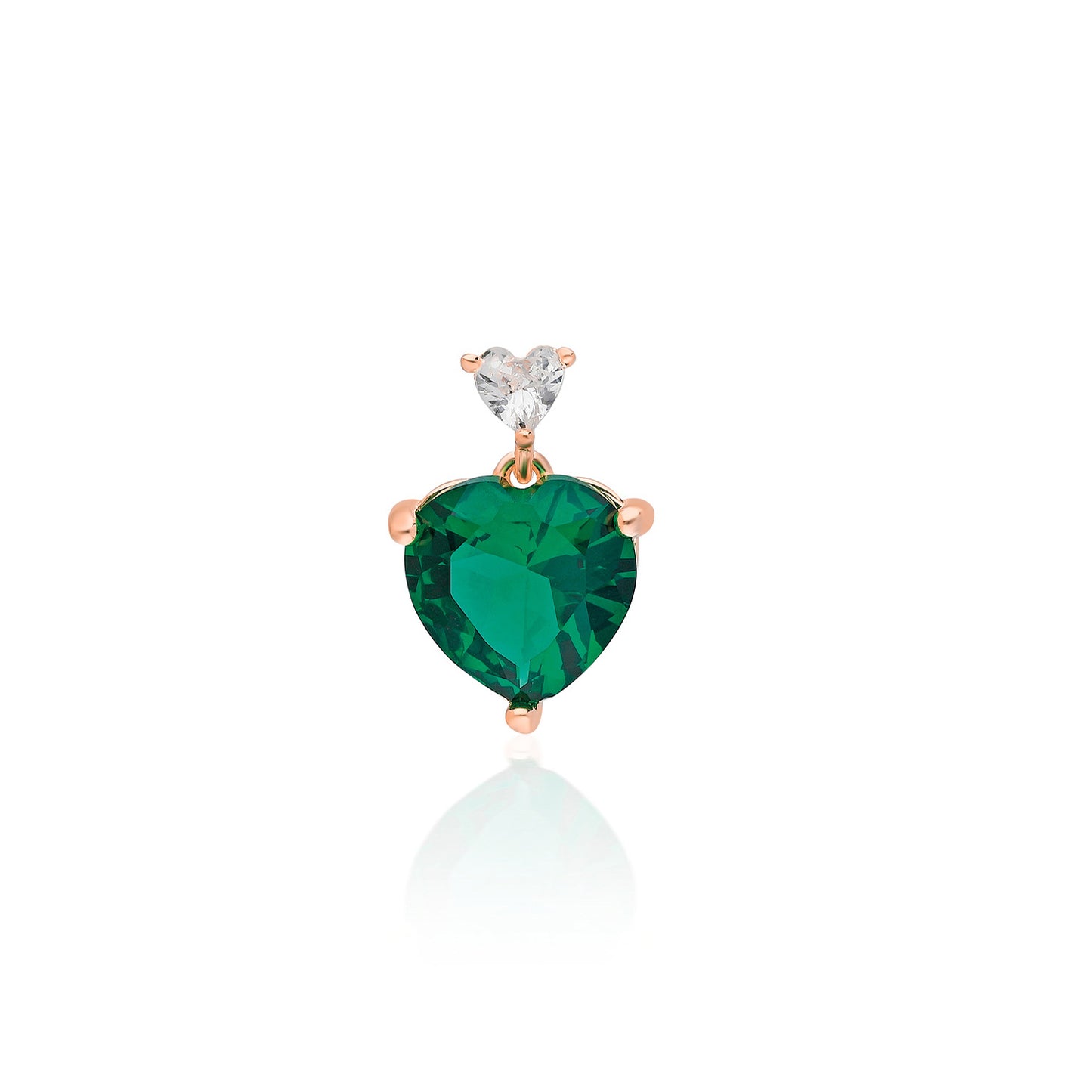 Laura Green Heart Earring