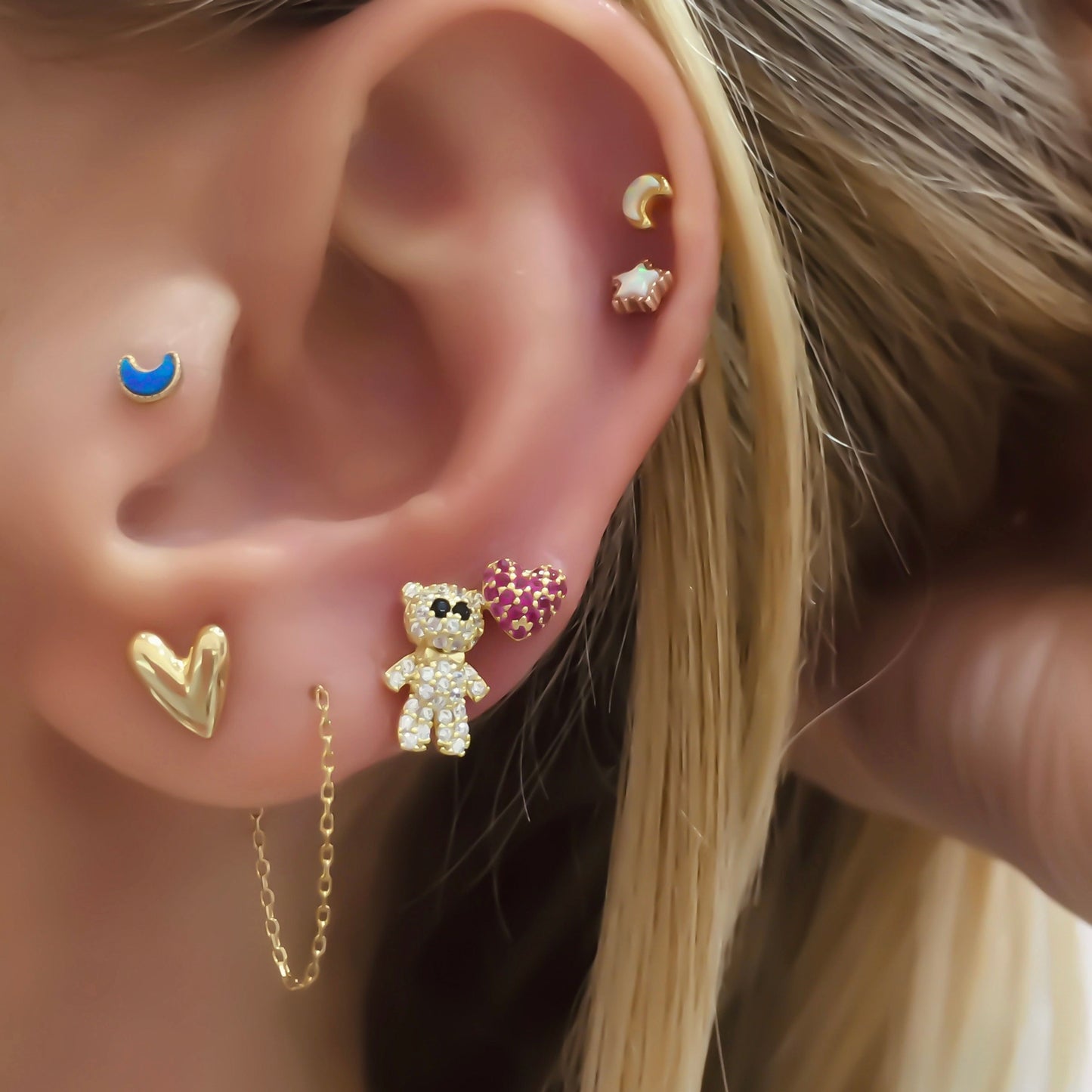 Lily Alice Heart Earring