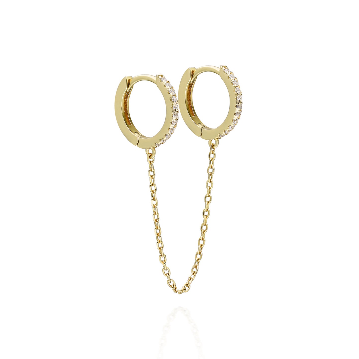 Linda Double Hoop Earring