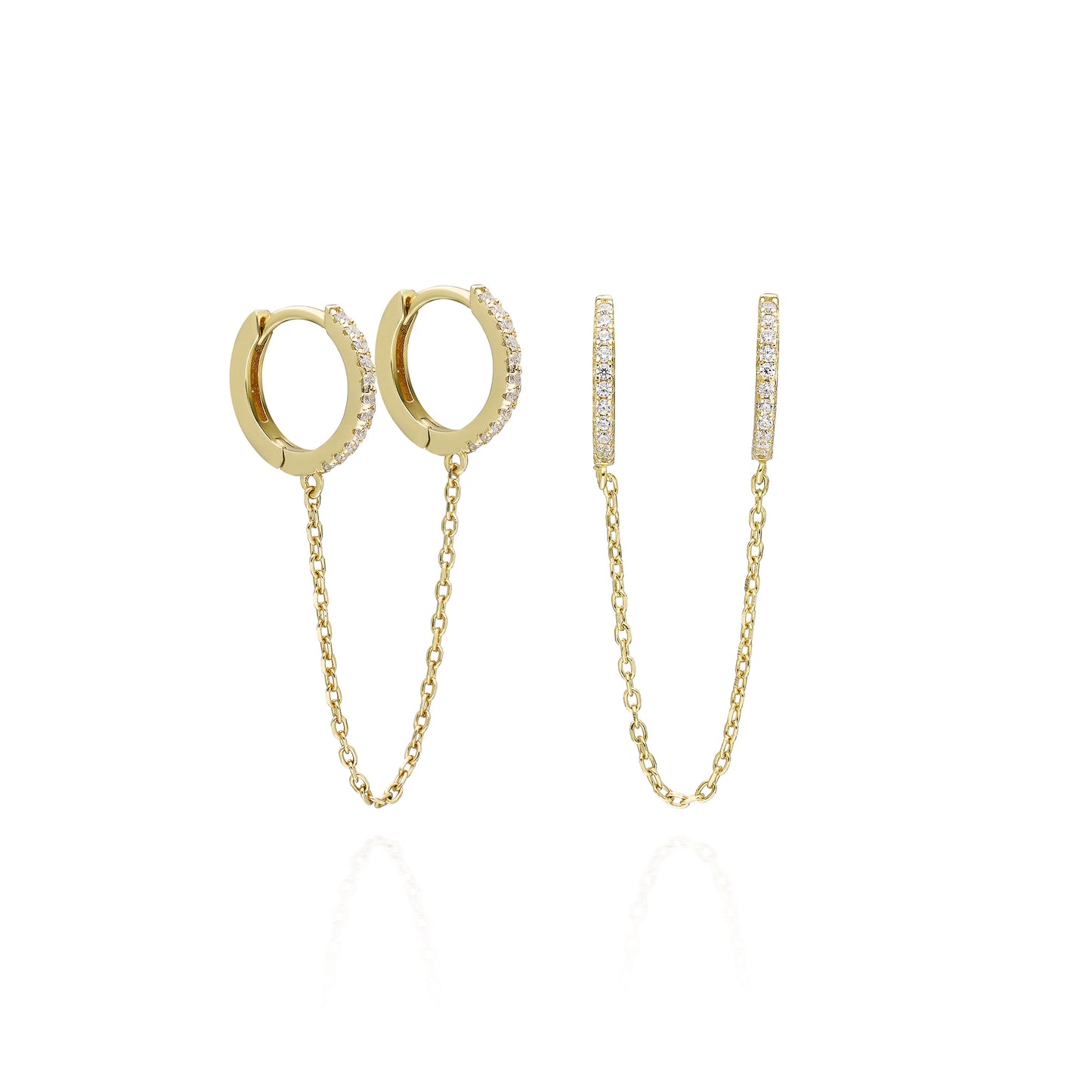 Linda Double Hoop Earring