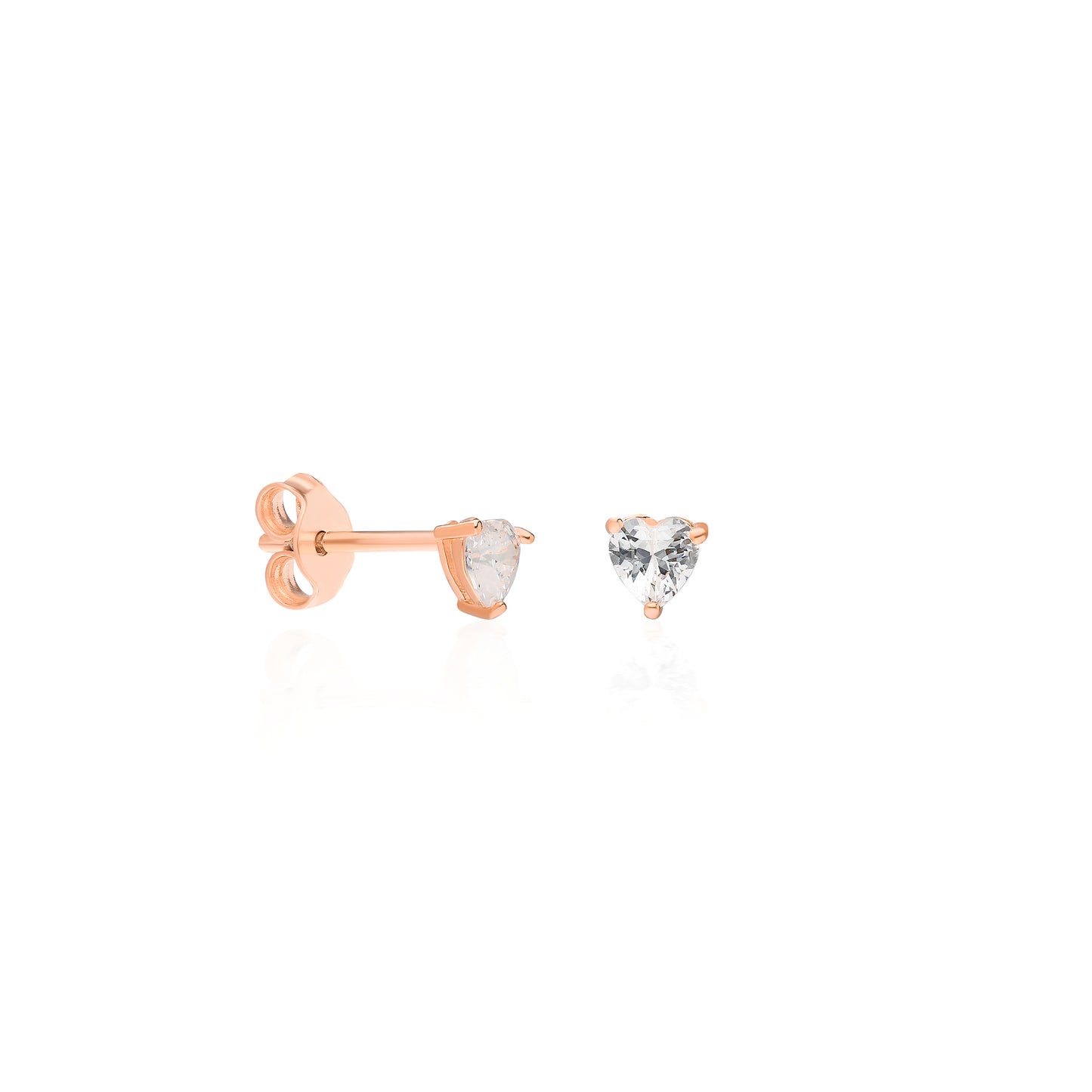 Linda Heart Stud Earring
