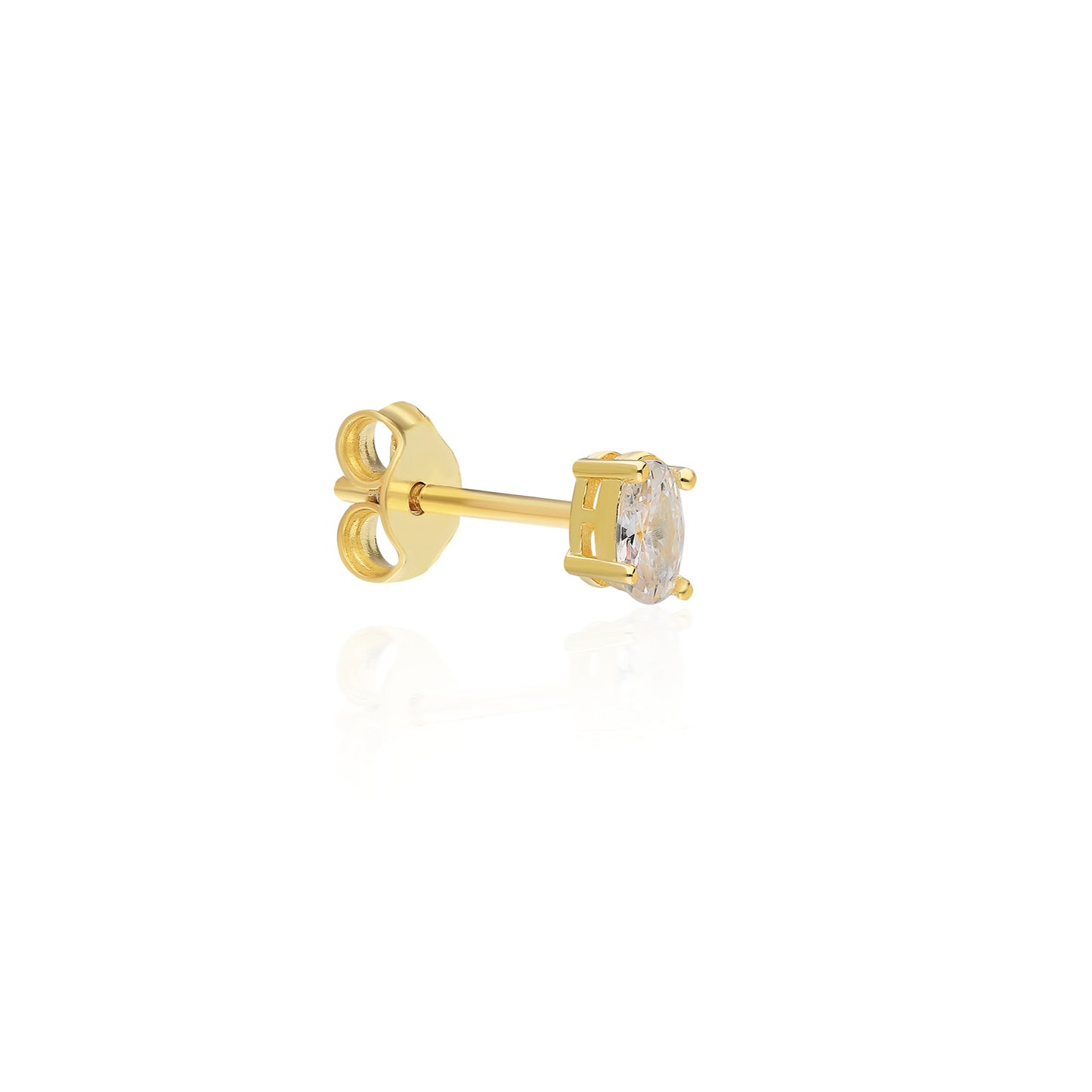 Linda Oval Stud Earring