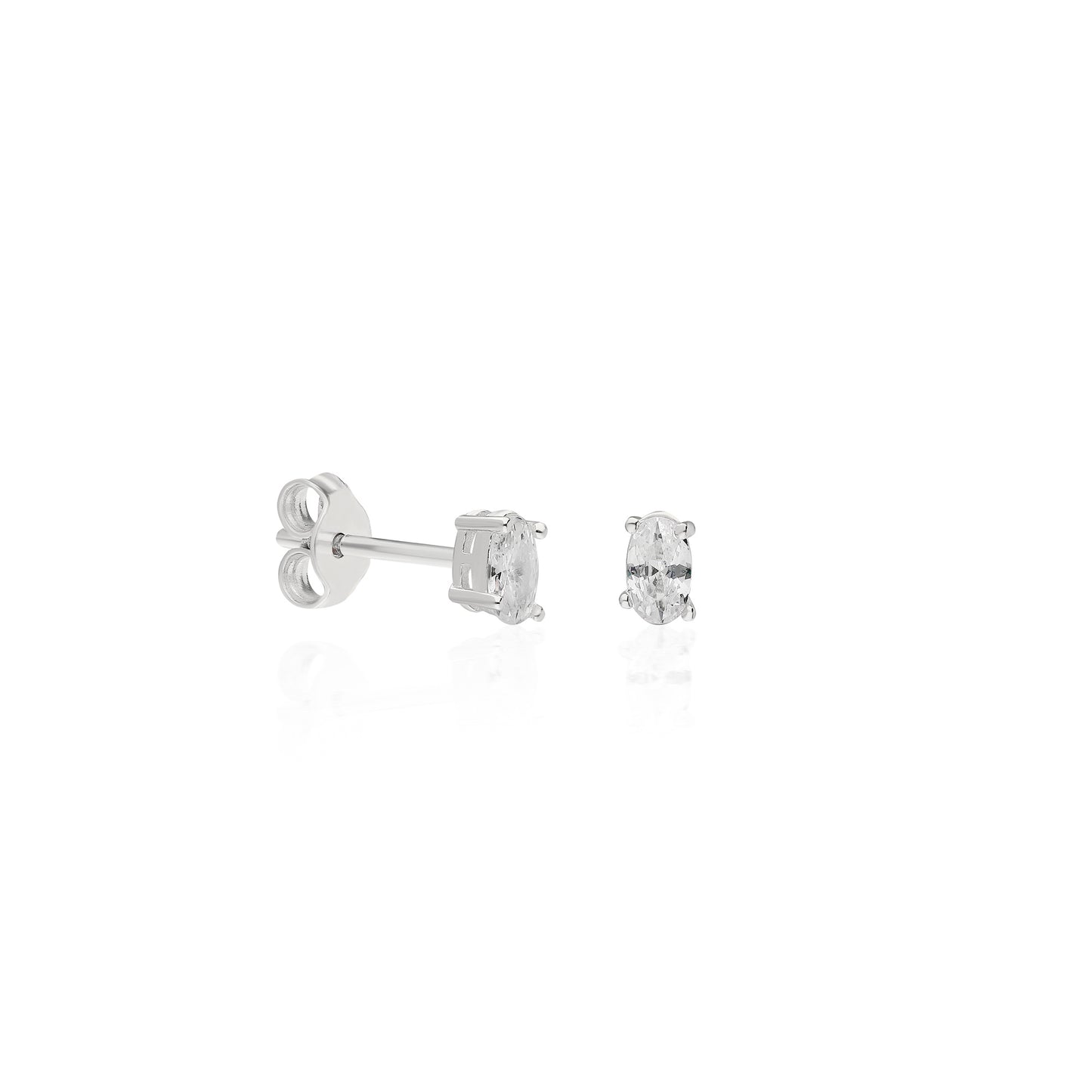 Linda Oval Stud Earring