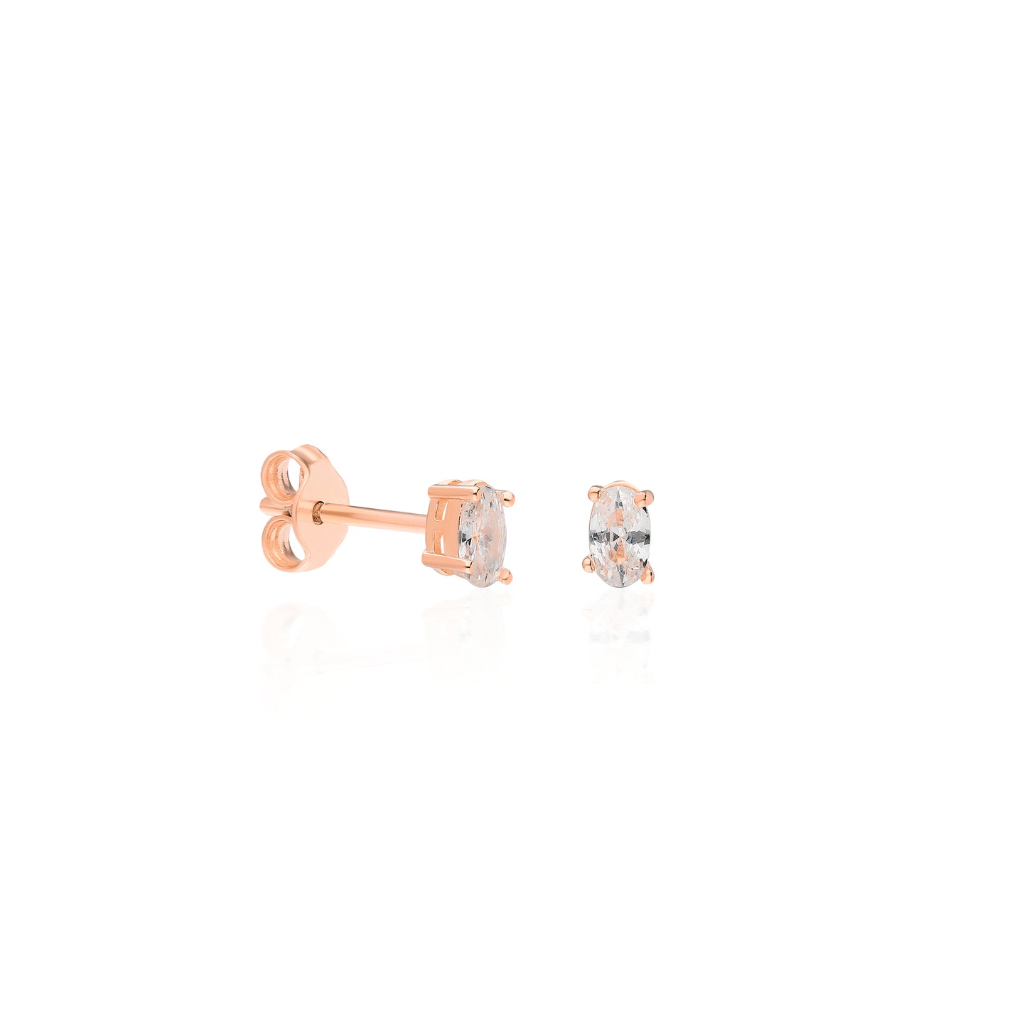 Linda Oval Stud Earring