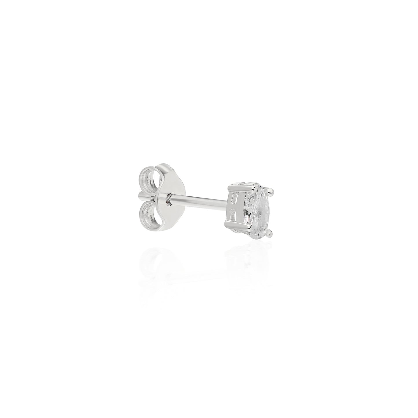 Linda Oval Stud Earring