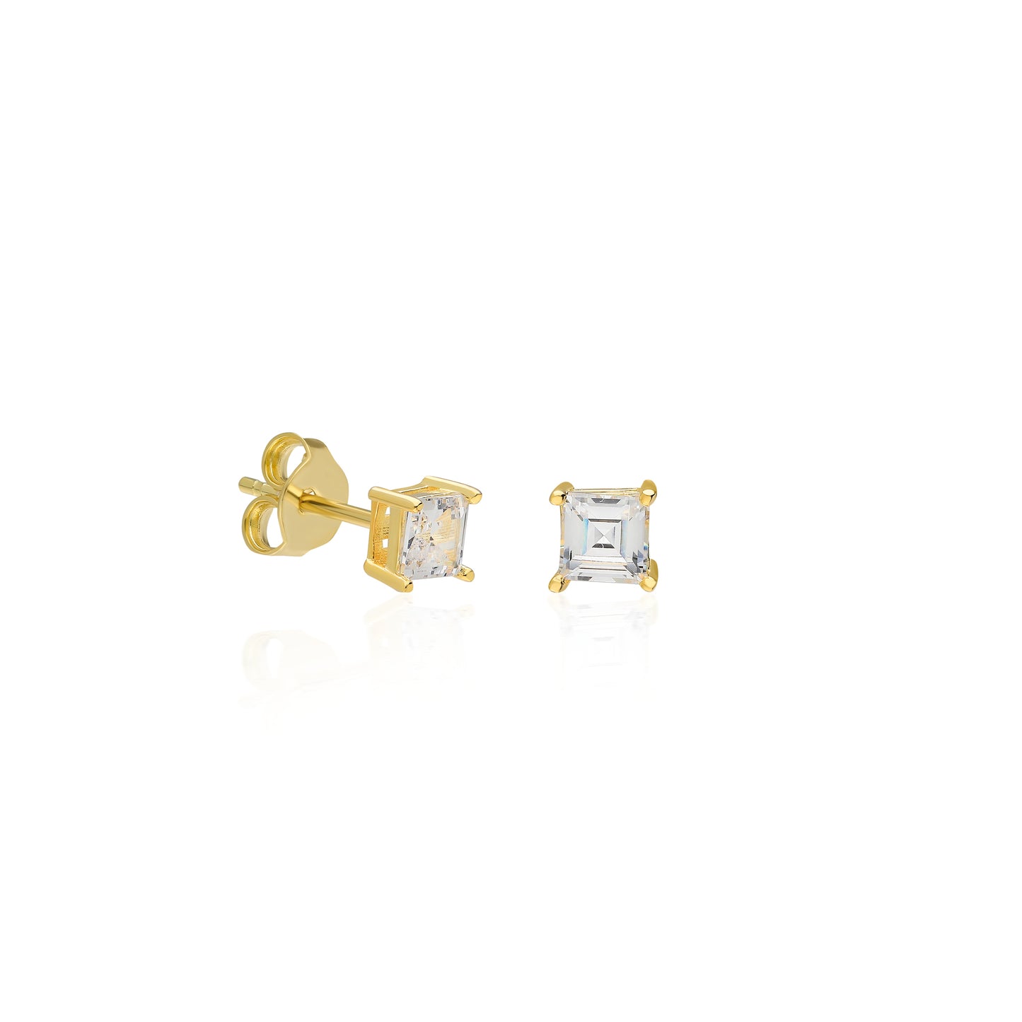 Linda Square Stud Earring