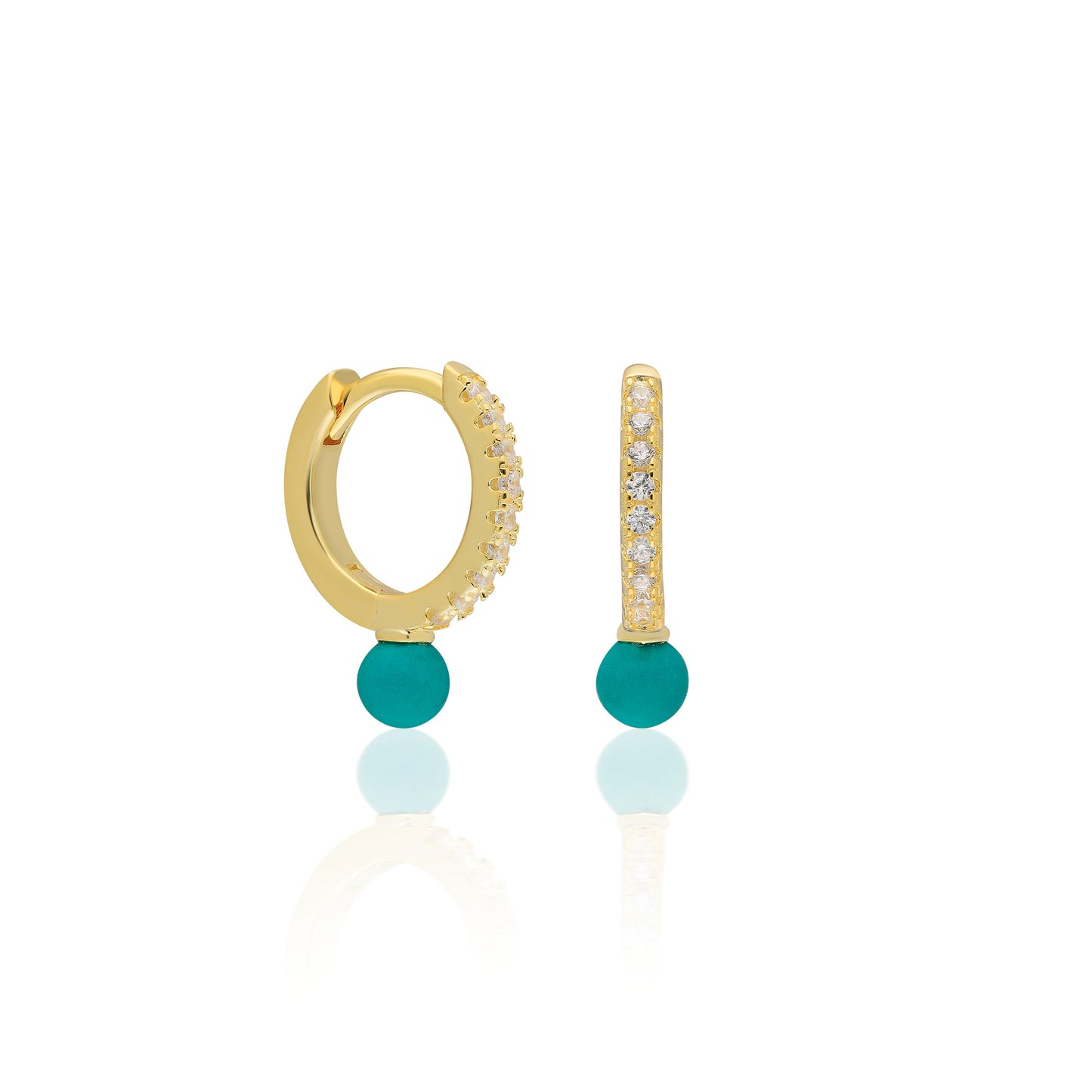 Linda Turquise Point Earring