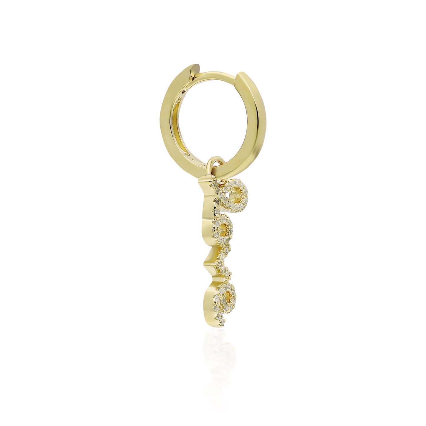 Love Italic Earring