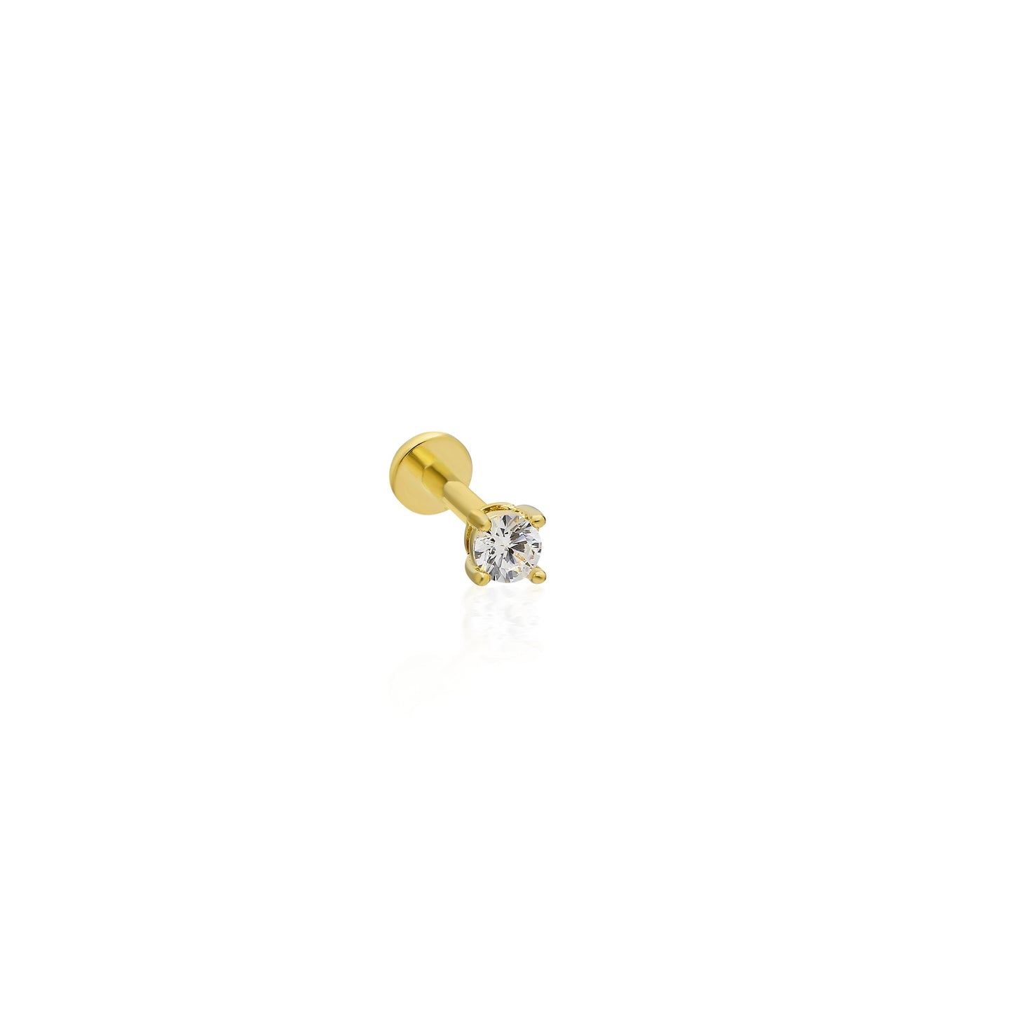 Micro Bezel S Gold Piercing